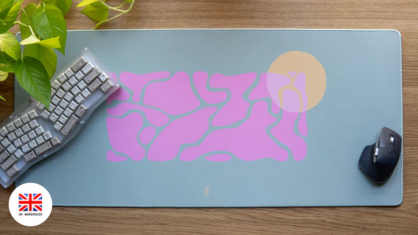 (In Stock) Green Amoeba Deskmats