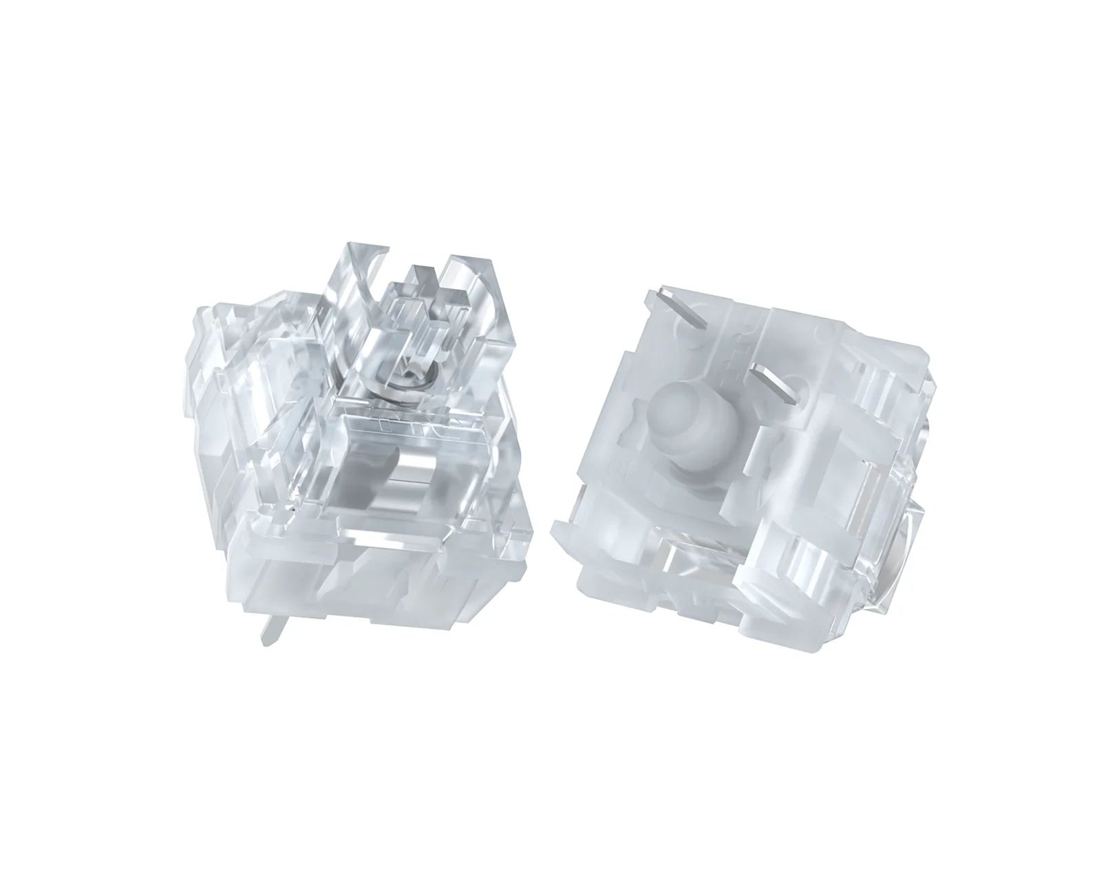 In Stock) AM Icy Silver Switches & Stabilisers