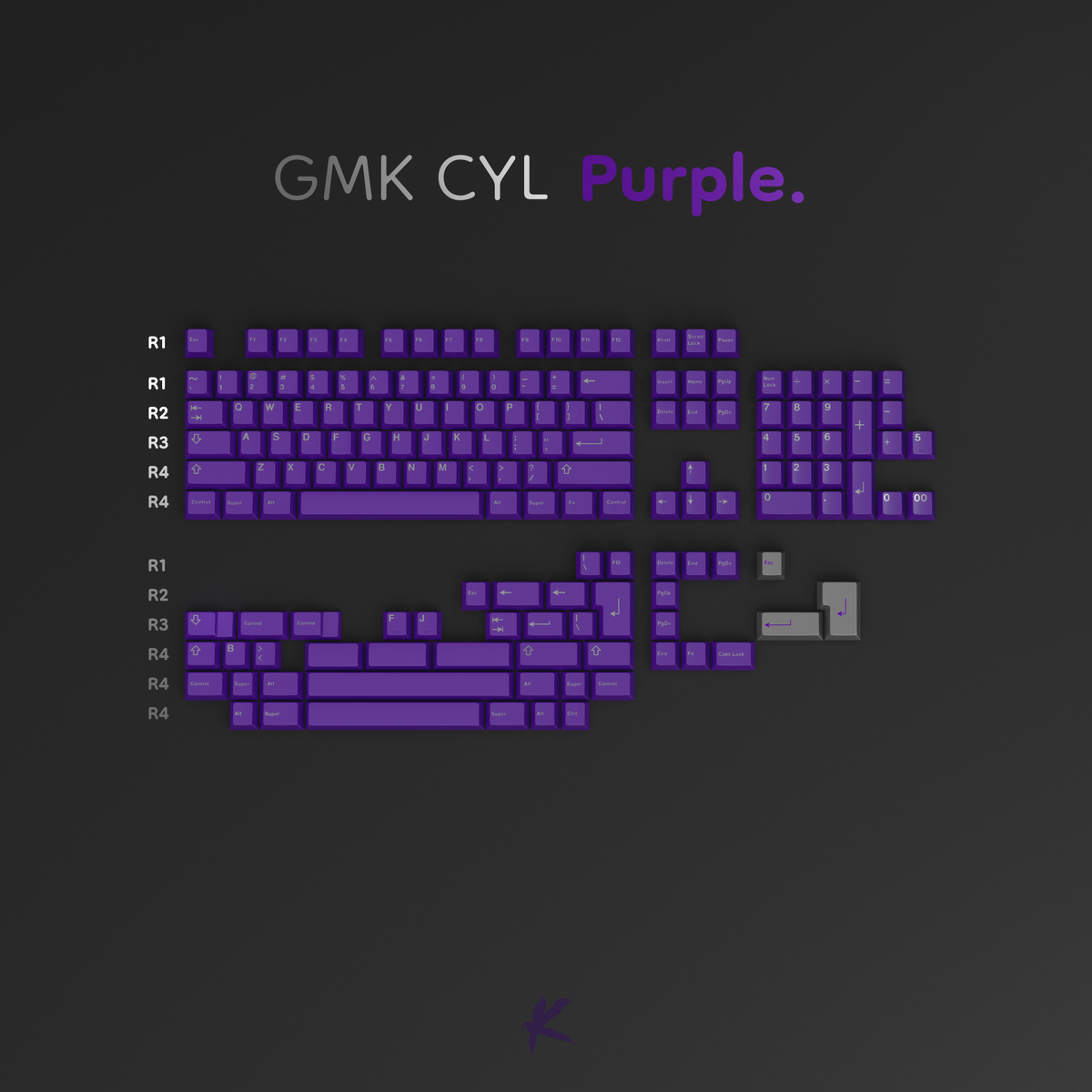 (Coming Soon) GMK CYL Purple
