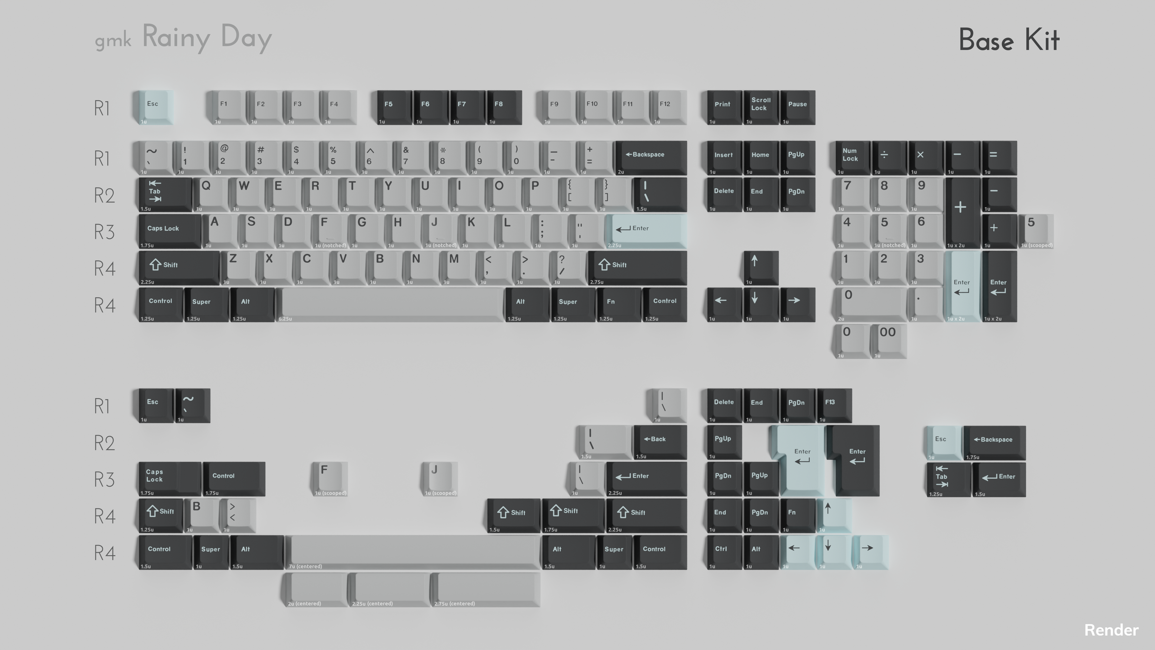 (In Stock) GMK CYL Rainy Day R2