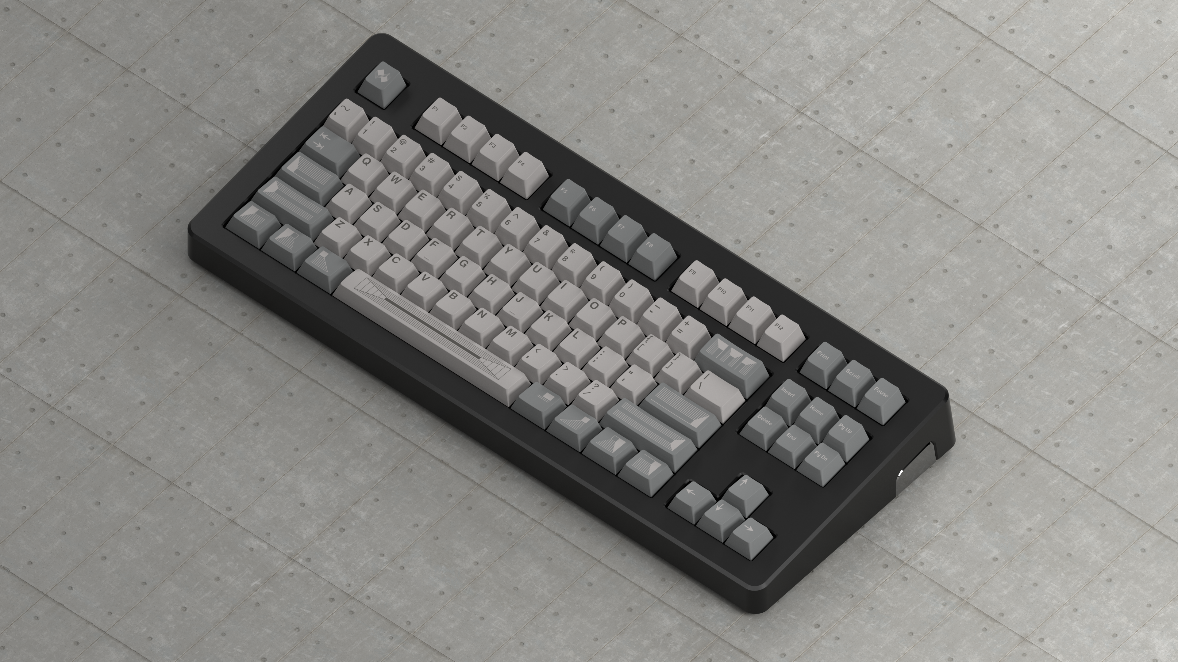 (In Stock) ePBT Brutalist Keycaps