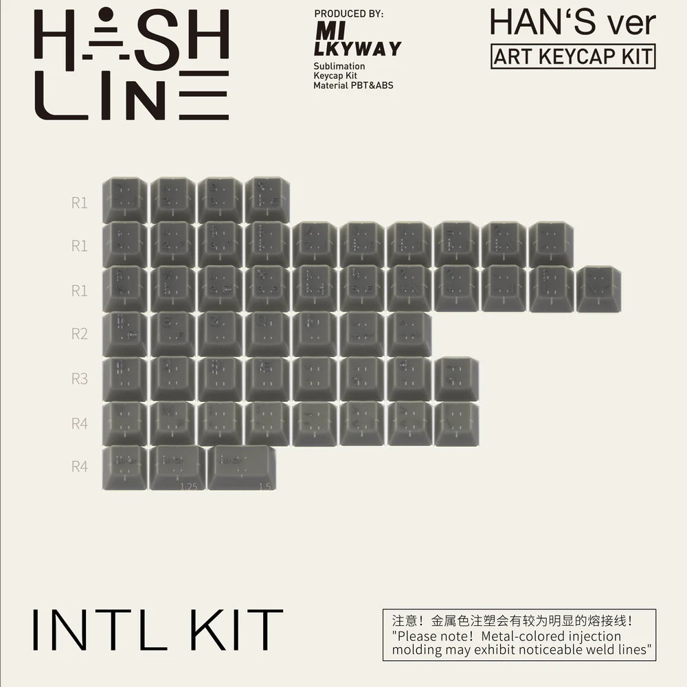 (In Stock) MW Hash Line Keycaps