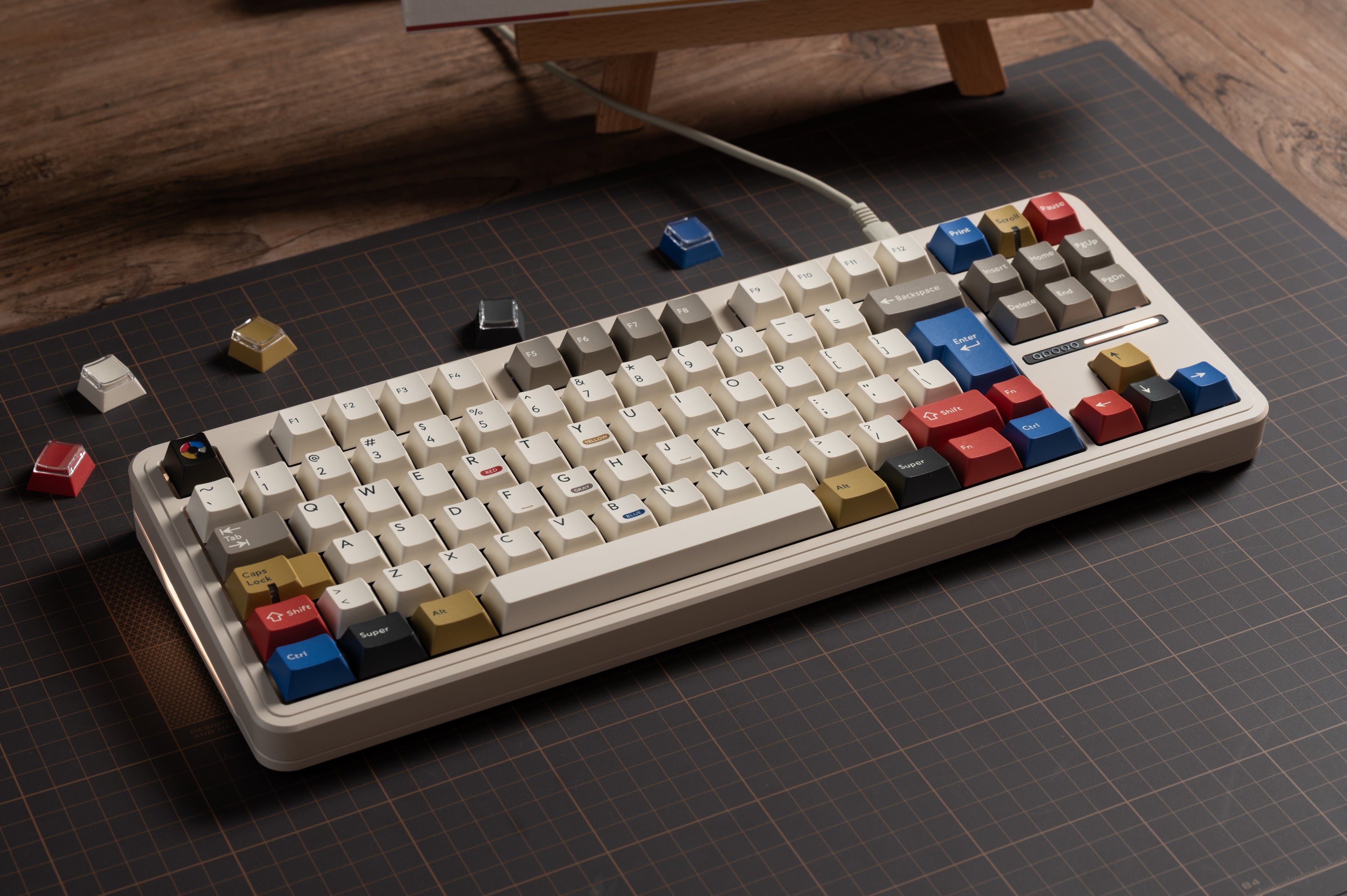 (In Stock) PBTFans Retro 100 Keycap Set