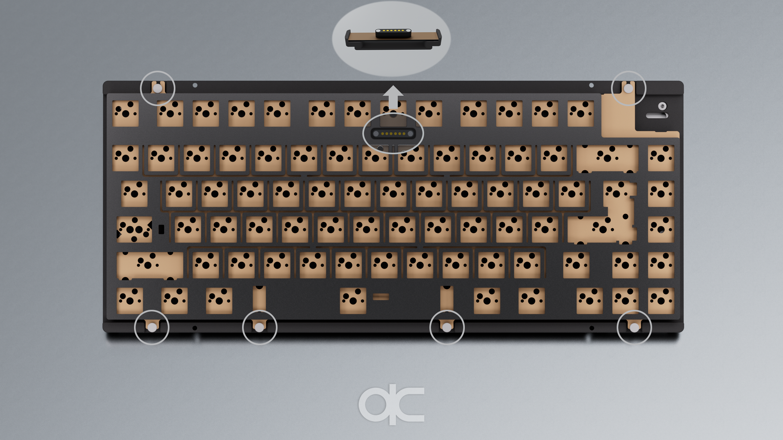 (In Stock) QwertyKeys QK75N Keyboard Kit