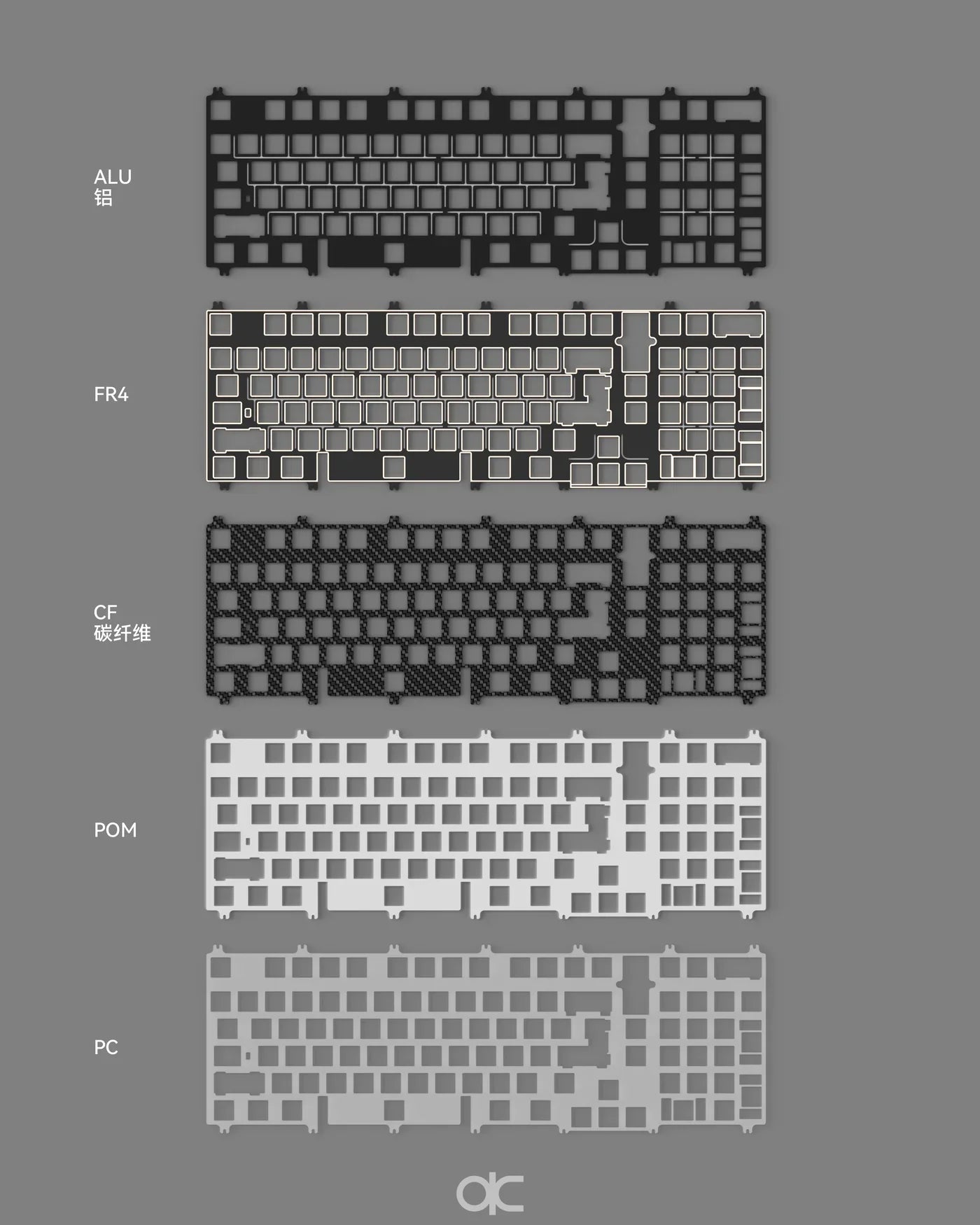 (In Stock) QwertyKeys QK100 Keyboard Kit