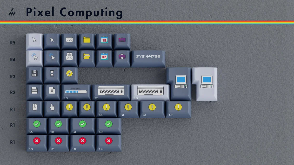 (Group Buy) KAT Retrobytes Keycaps