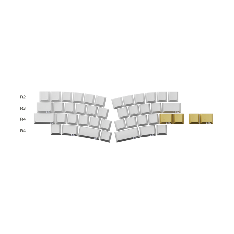 (Group Buy) Agar Micro 40% Alice Keyboard Kit