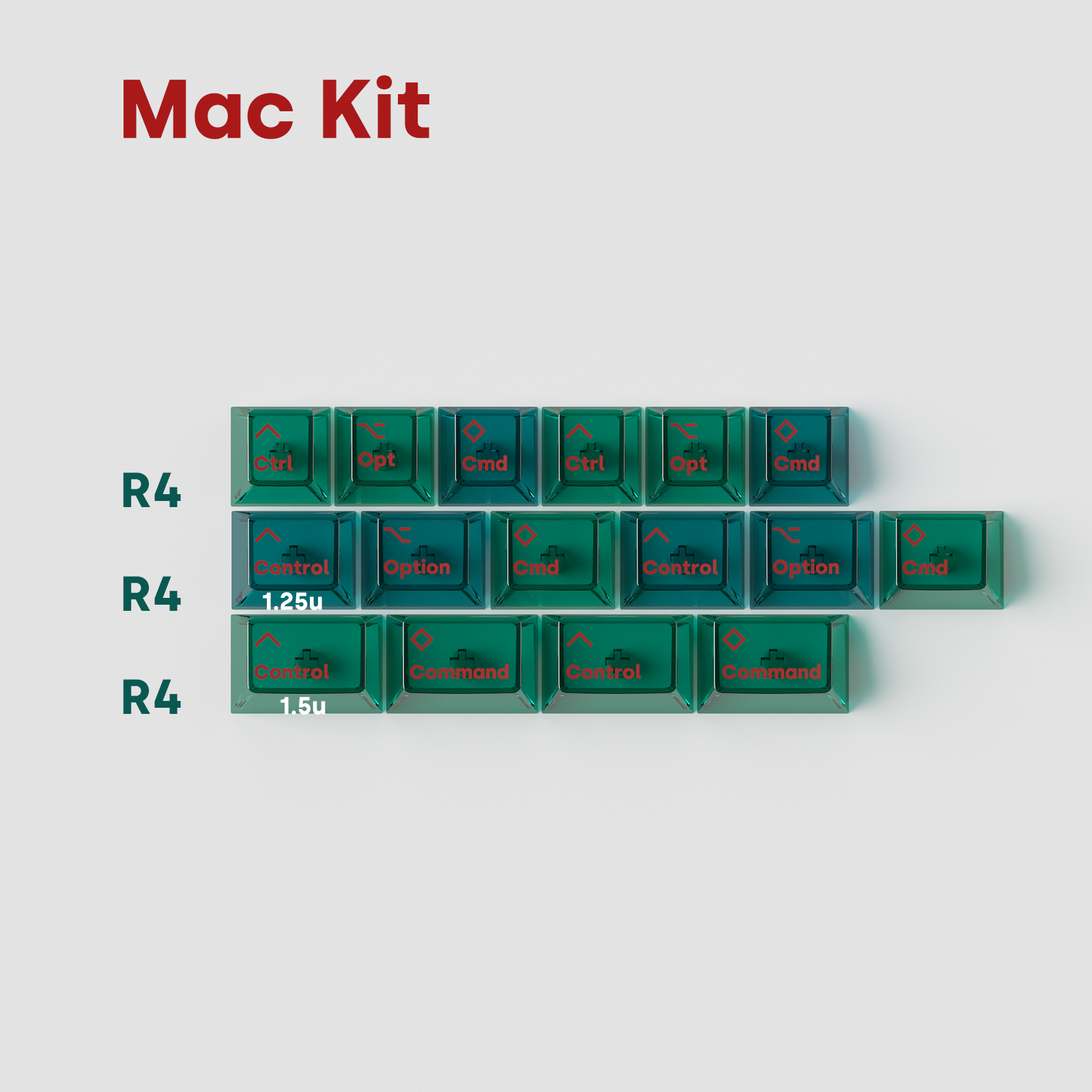 (Group Buy) Deadline AIR Holly Keycap Set