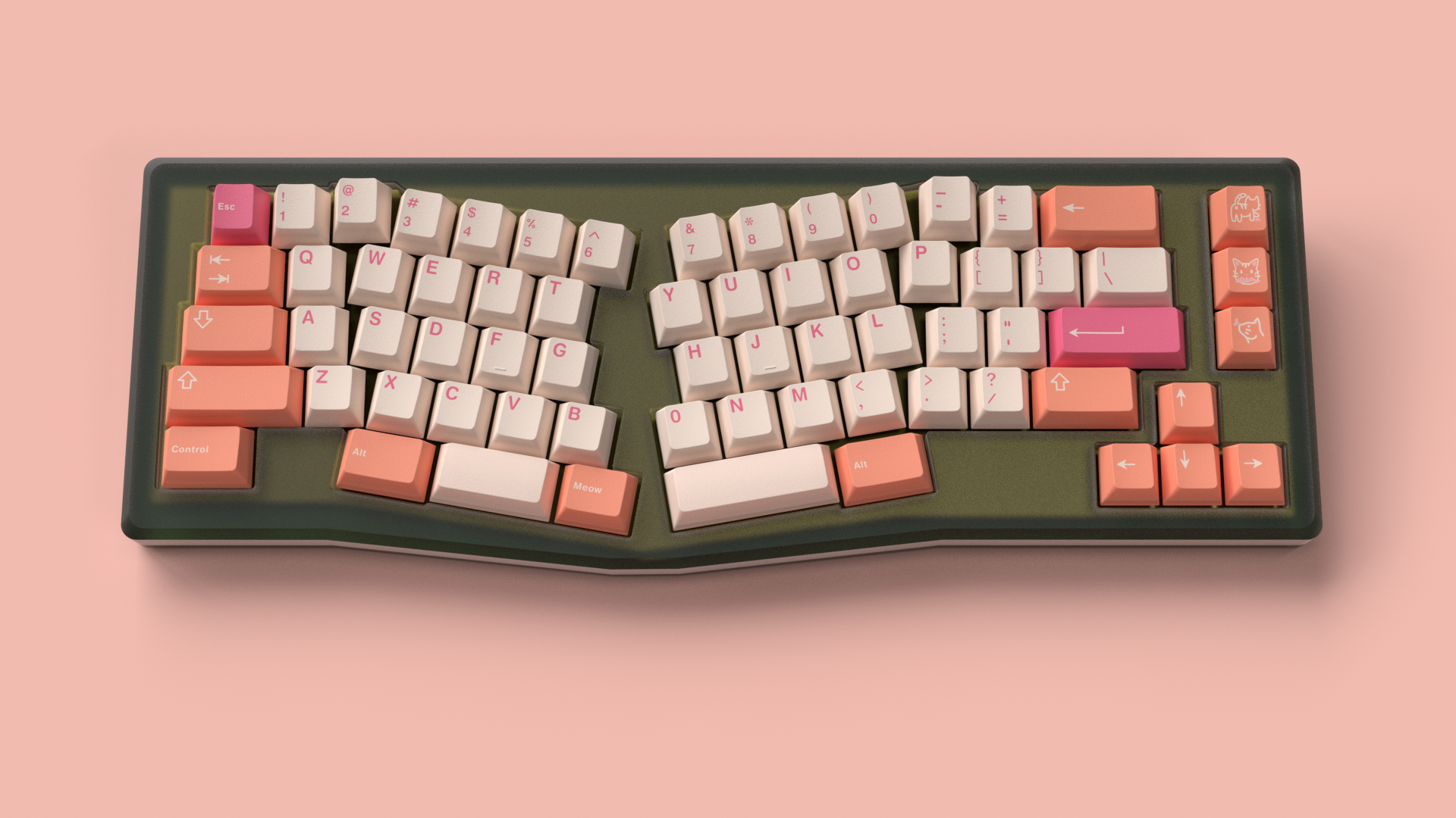 (In Stock) GMK Orange Boi Keyset