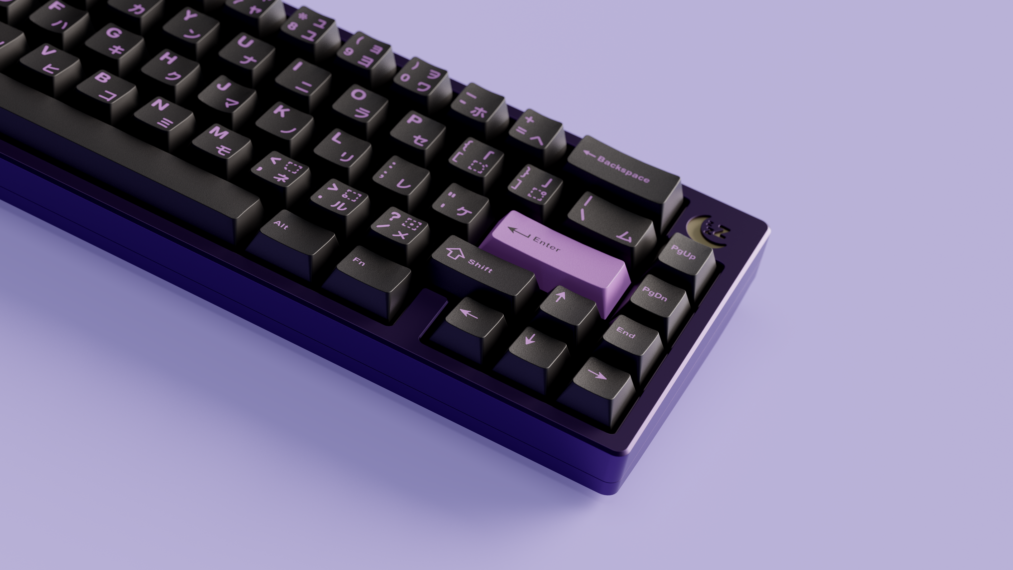 (Pre Order) GMK Lilac on Black