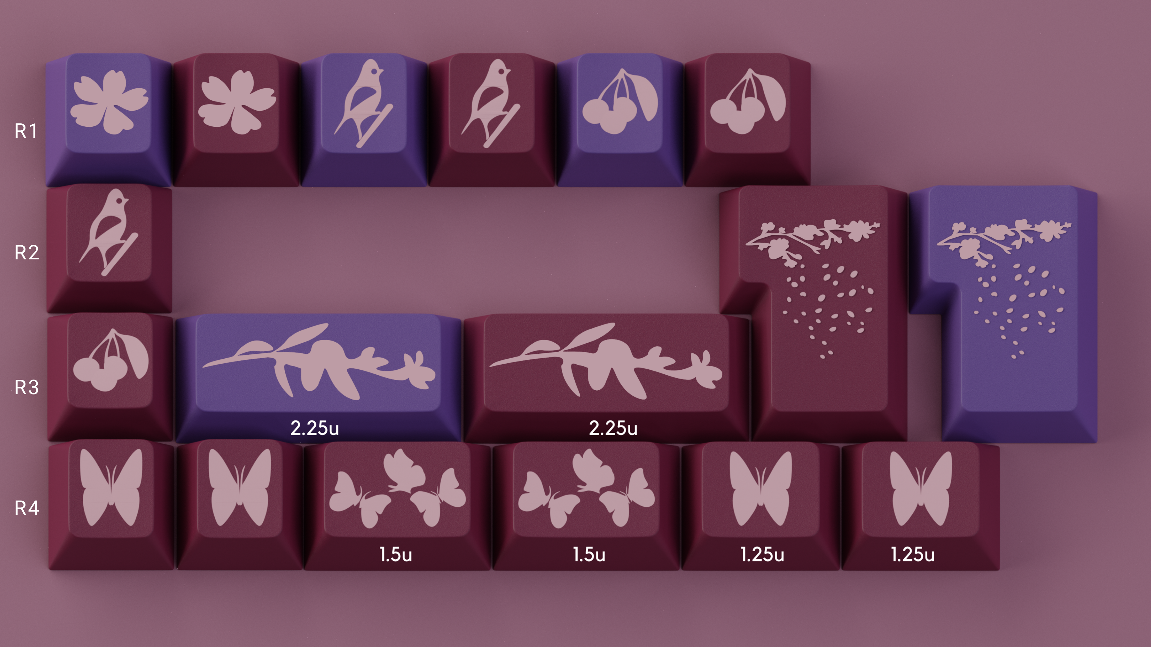 (In Stock) GMK Blossom Keyset