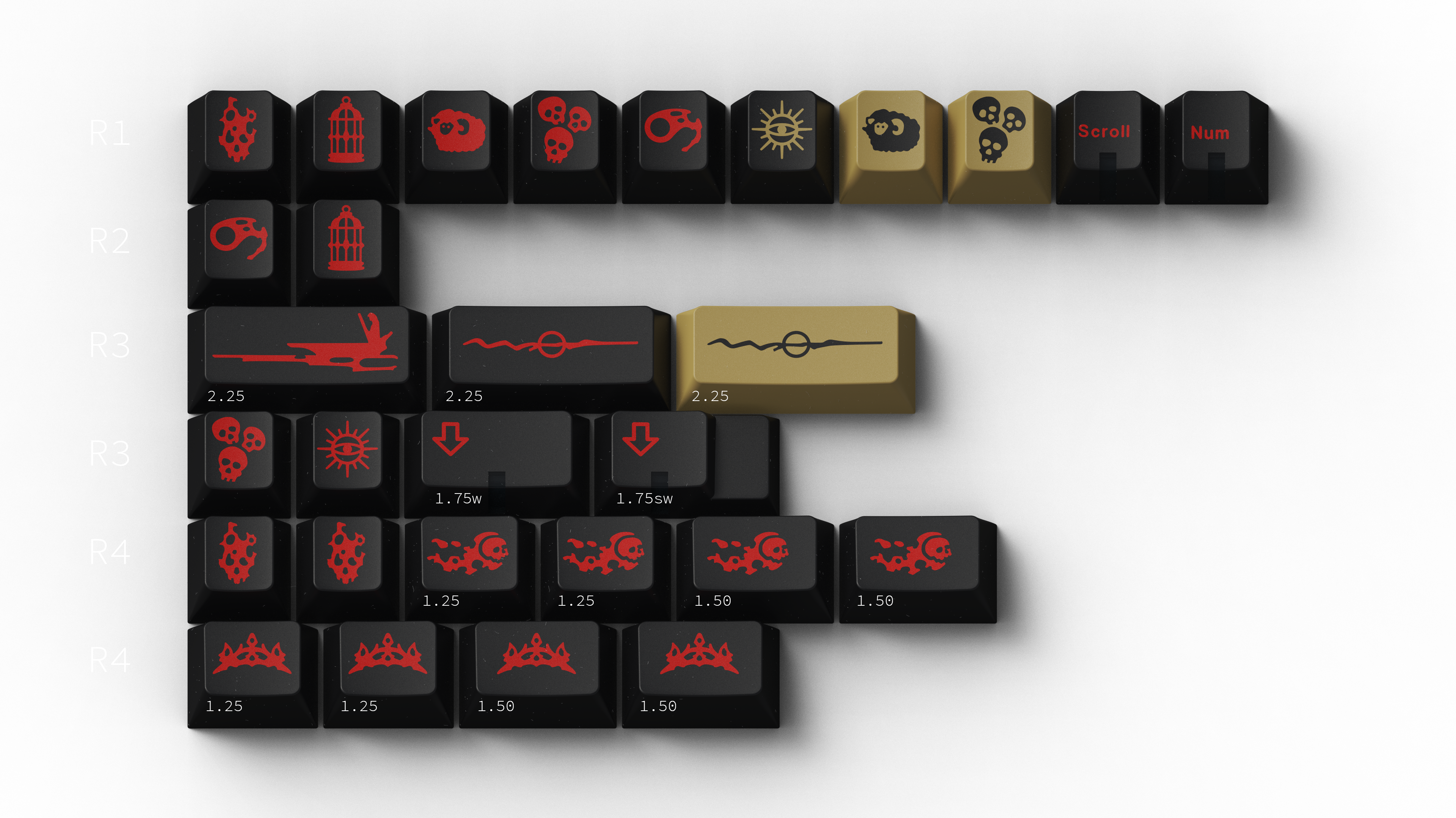 (In Stock) GMK Underworld Keycaps