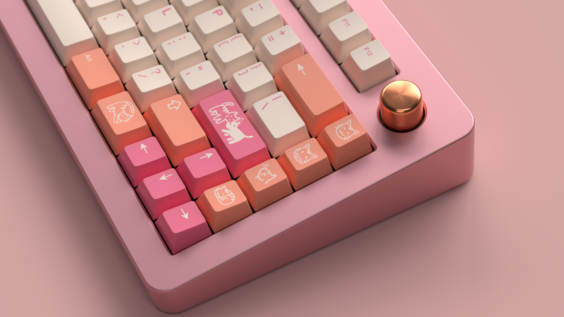 (In Stock) GMK Orange Boi Keyset