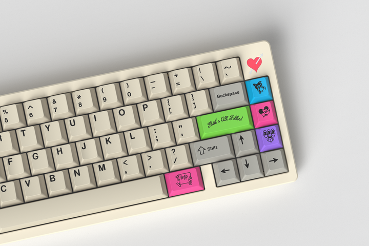 Rubrehaku by SingaKBD Rubrehose 自作キーボード ♥️ Rubrehose x Kohaku by @singakbd and @rubrehose GMK