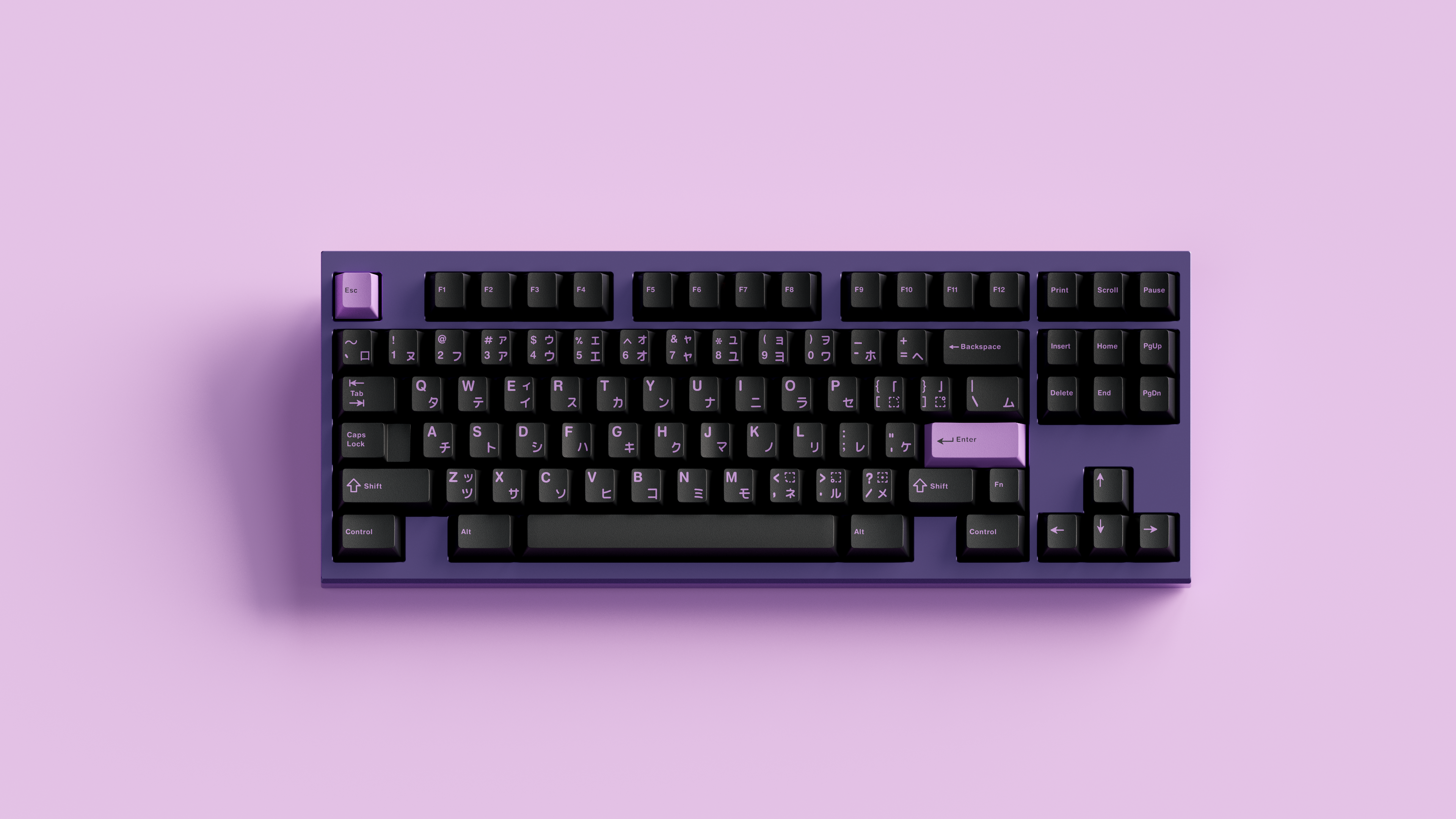(Pre Order) GMK Lilac on Black