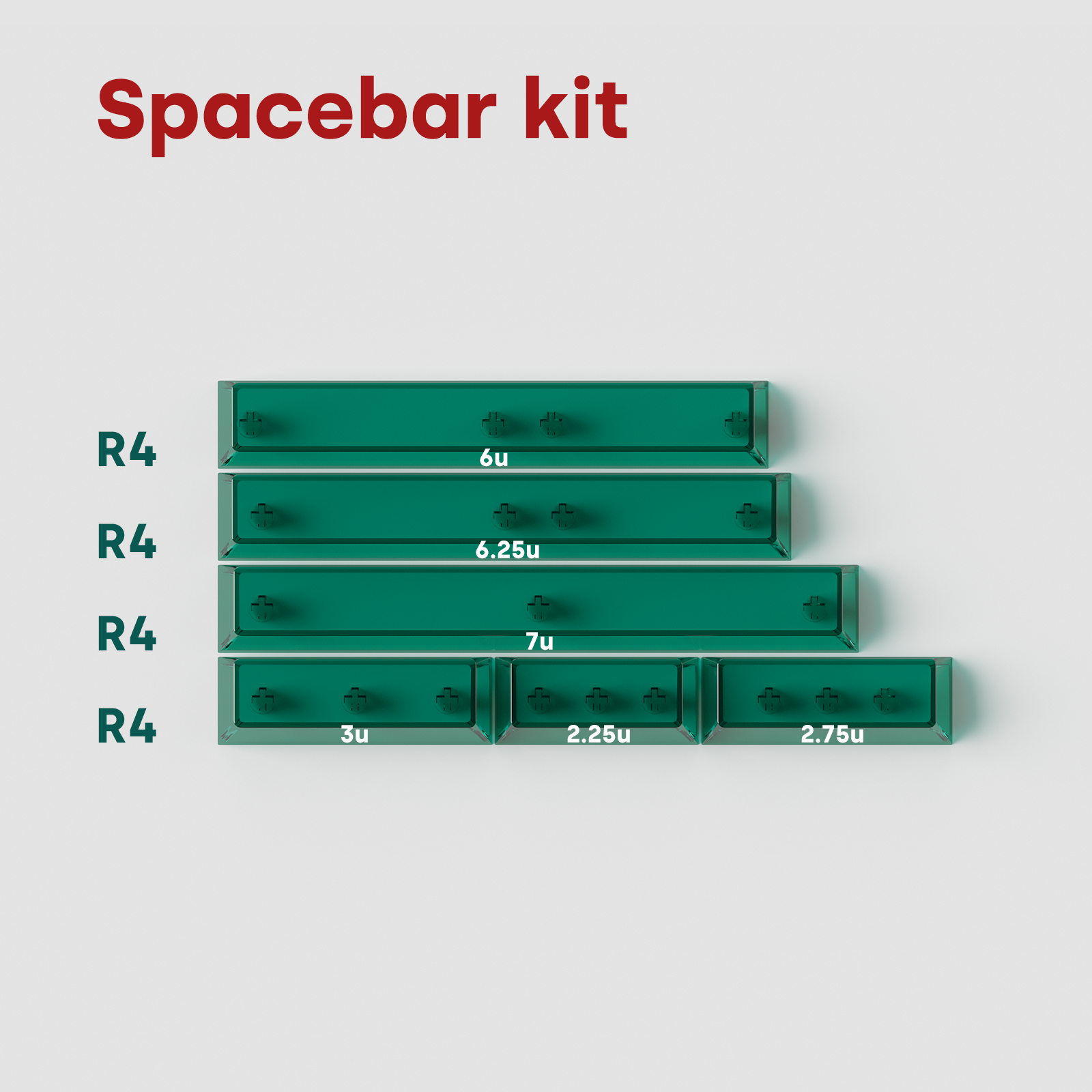 (Group Buy) Deadline AIR Holly Keycap Set