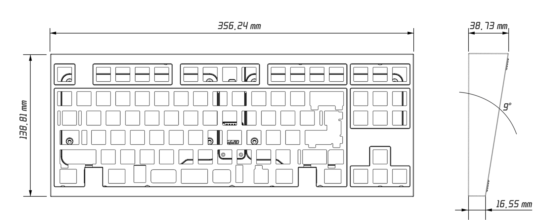 (Group Buy) TOFU TKL R2 Keyboard Kit