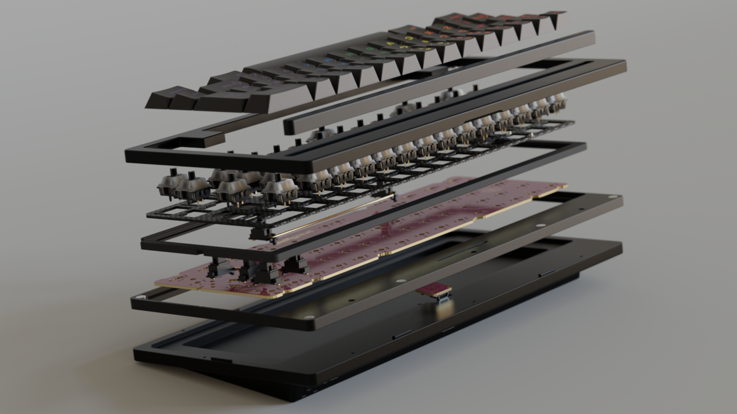 (In Stock) J-02 Blackout Edition Keyboard Kit