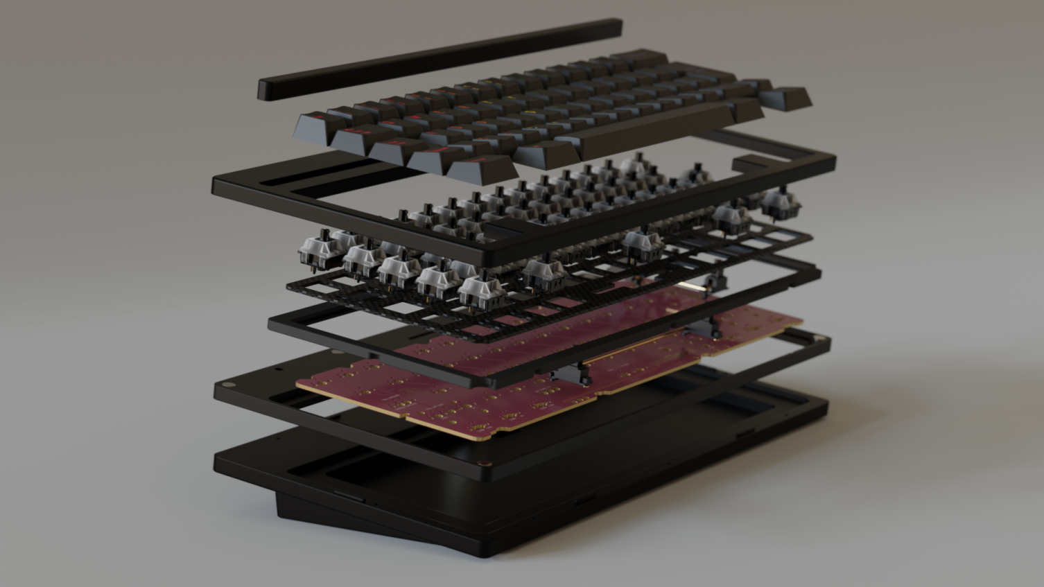 (In Stock) J-02 Blackout Edition Keyboard Kit