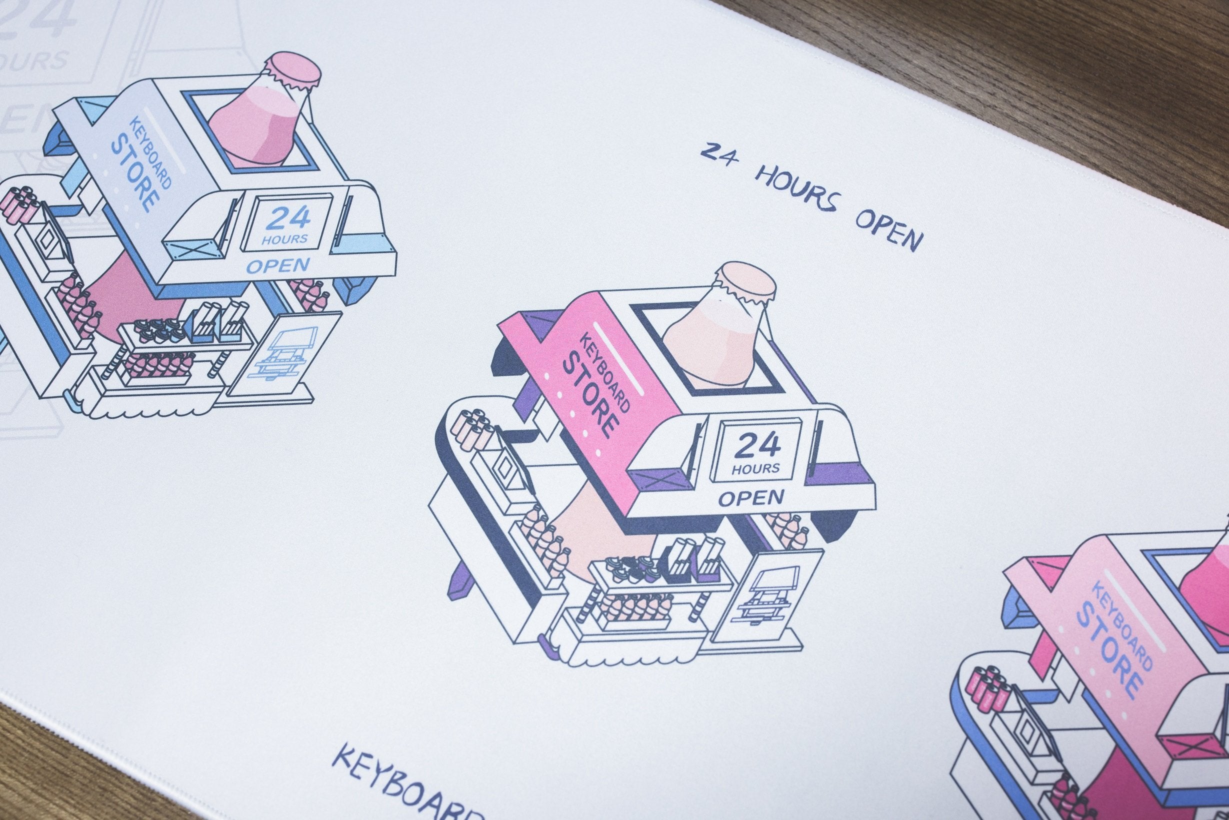 (In Stock) Kiga K-Store Deskmats