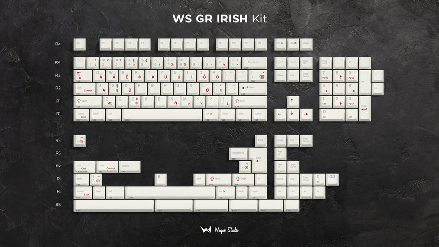 (In Stock) WS GR Irish Keycaps