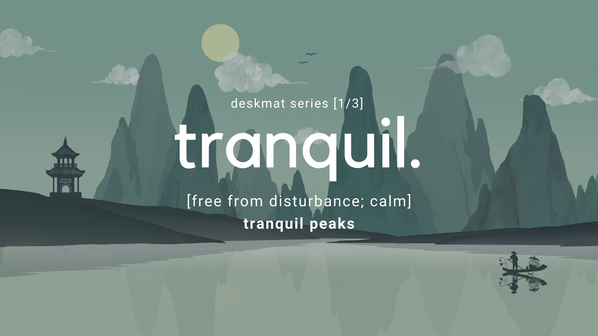(Group Buy) Tranquil Designs Deskmats