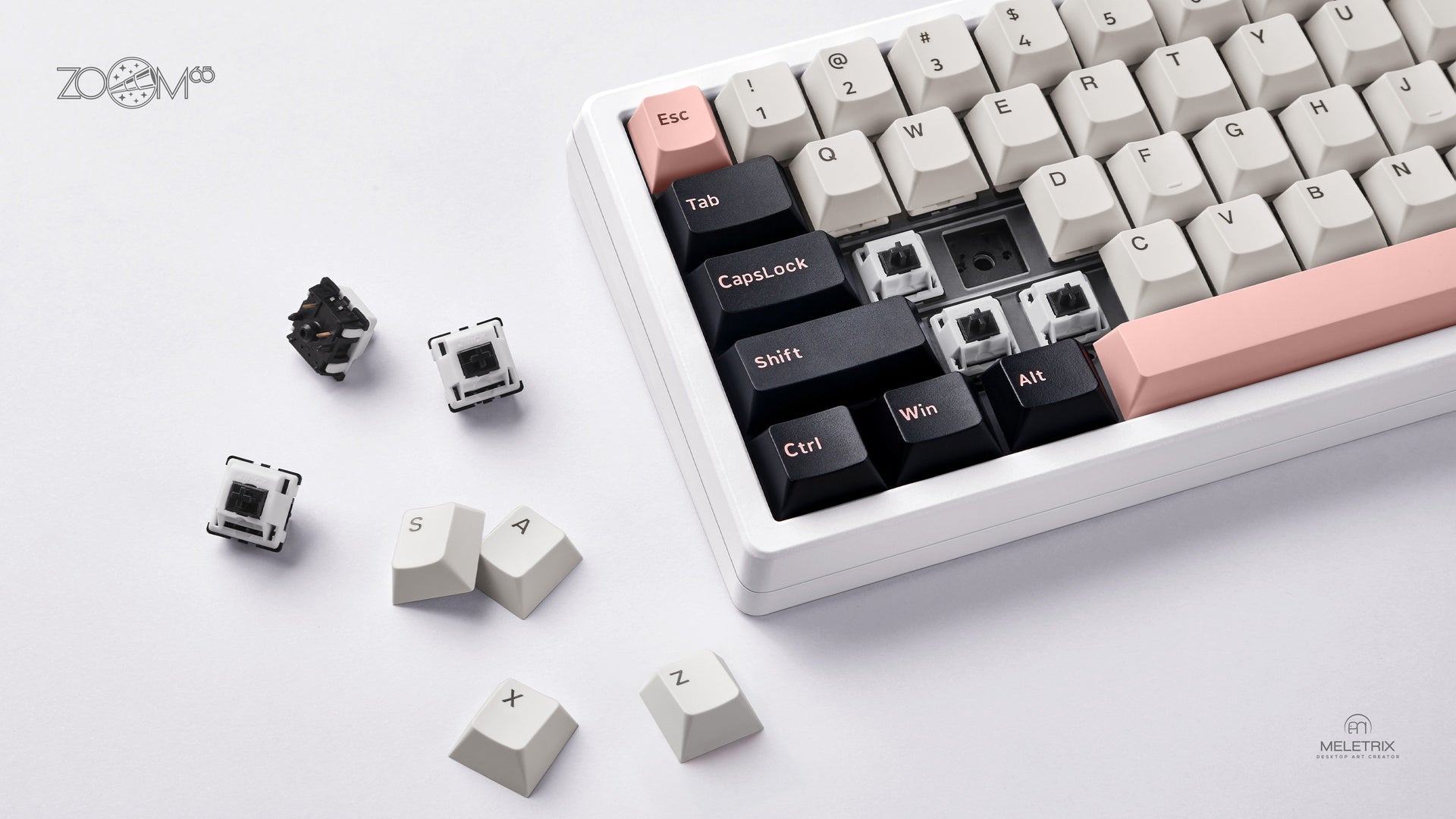 (In Stock) Zoom65 Olivia Light Keyboard Kit