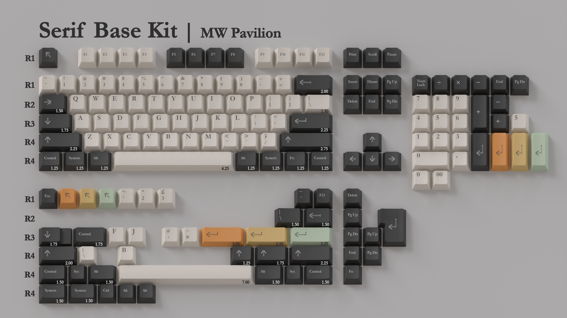 (In Stock) MW Pavilion Keycaps