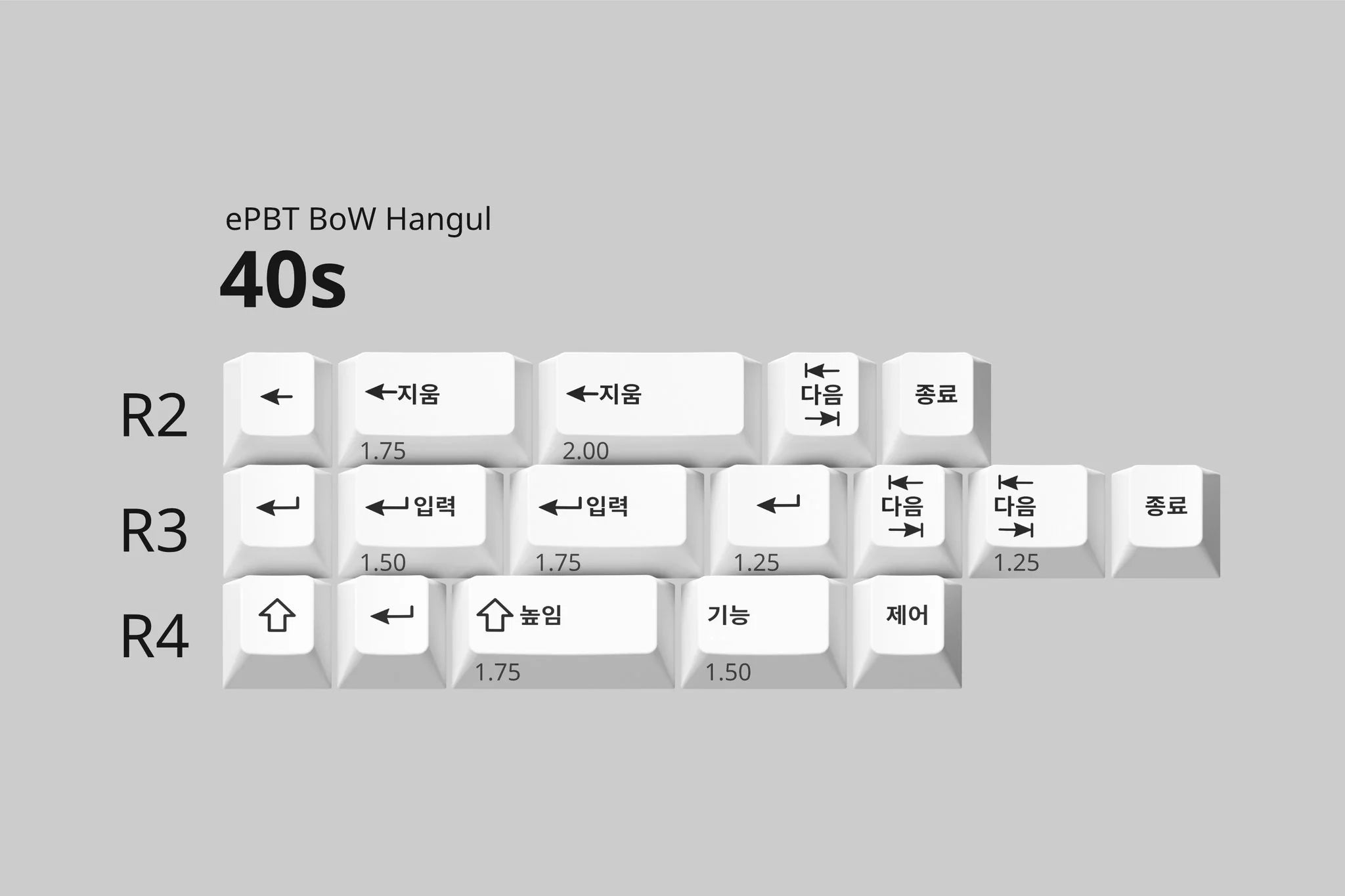(In Stock) ePBT BoW Hangul