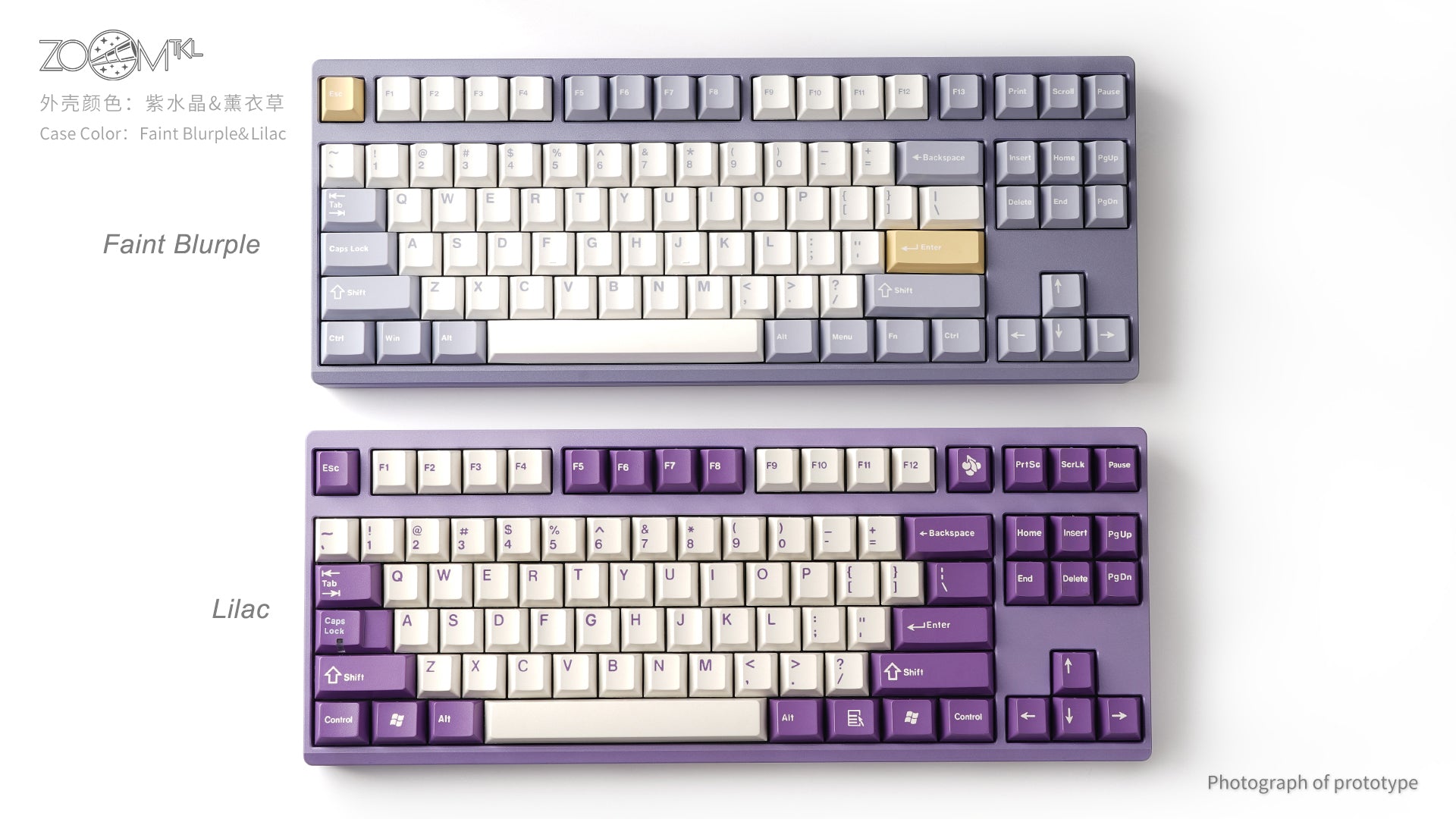 (Group Buy) ZOOM TKL ESSENTIAL EDITION - Faint Blurple