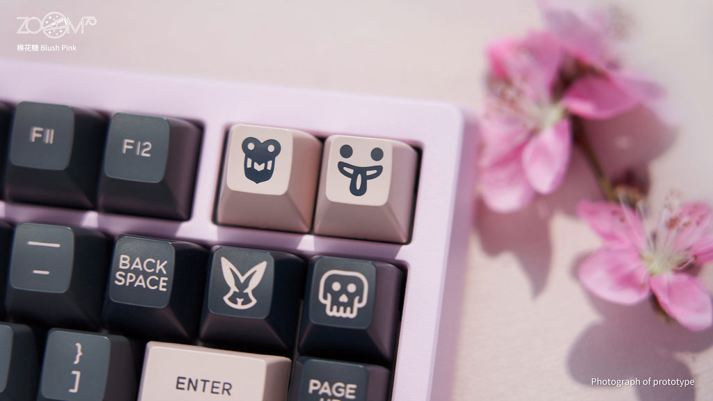 (Group Buy) Zoom75 Essential Edition Blush Pink proto[Typist] Keyboards