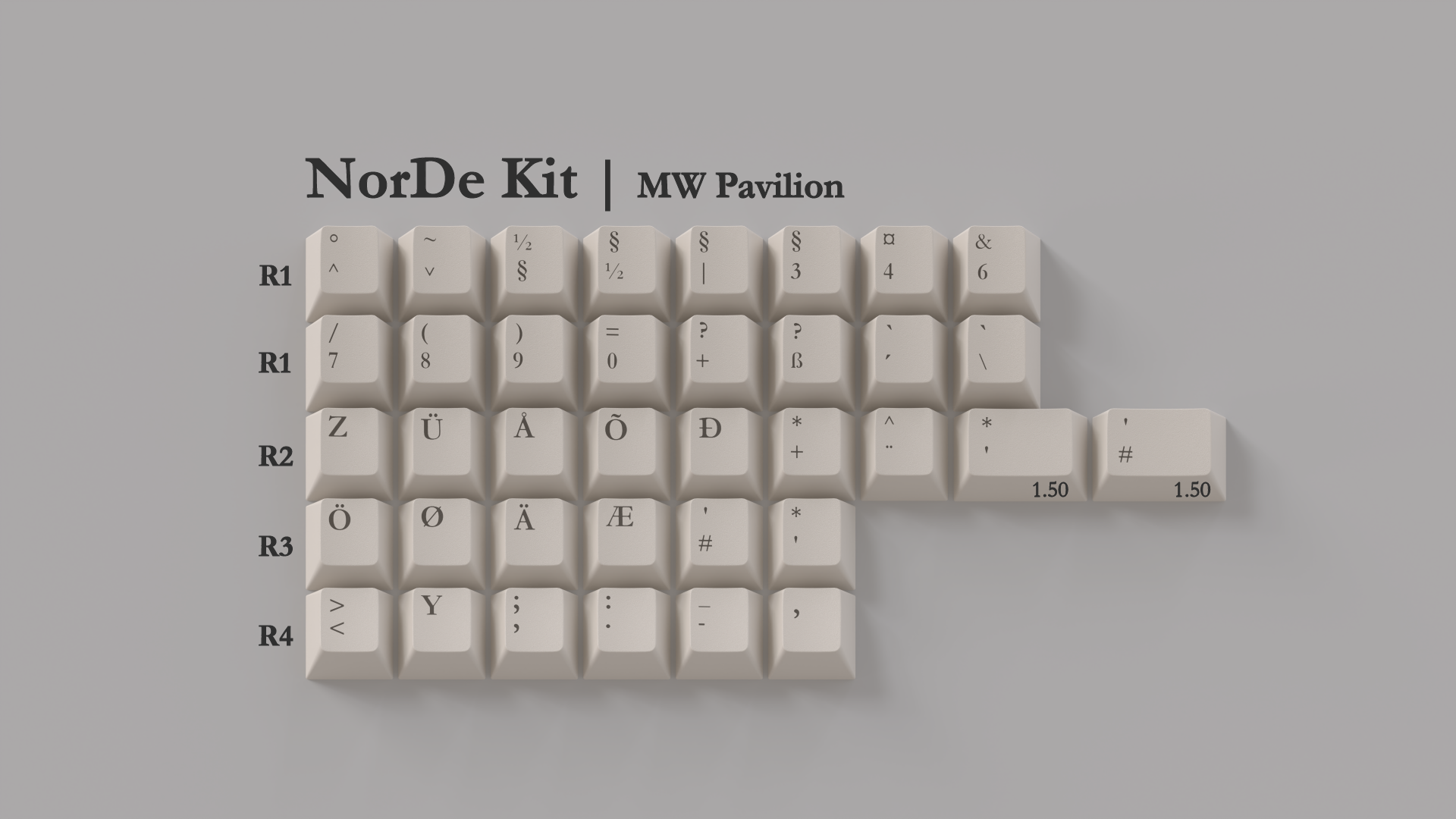 (In Stock) MW Pavilion Keycaps