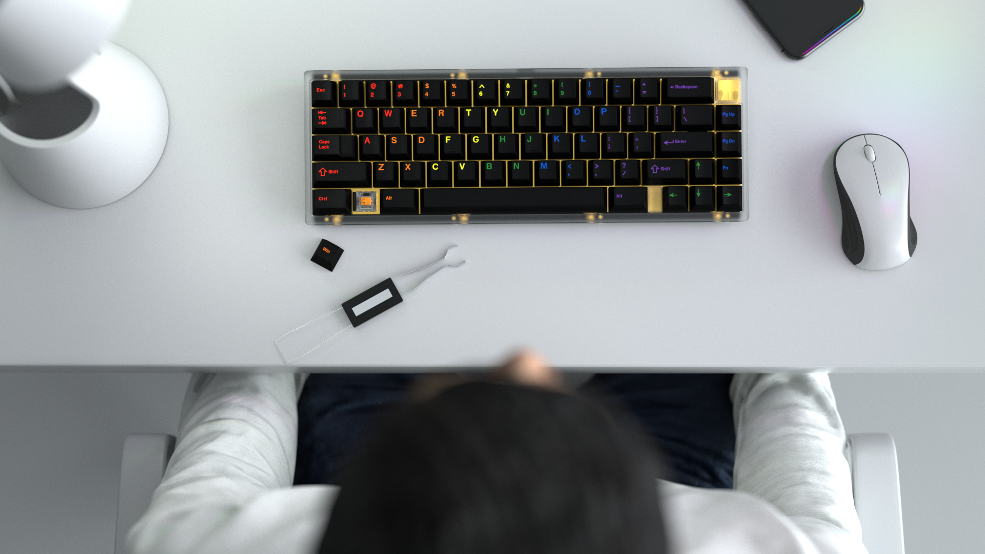 (Group Buy) GMK Midnight Rainbow Keyset