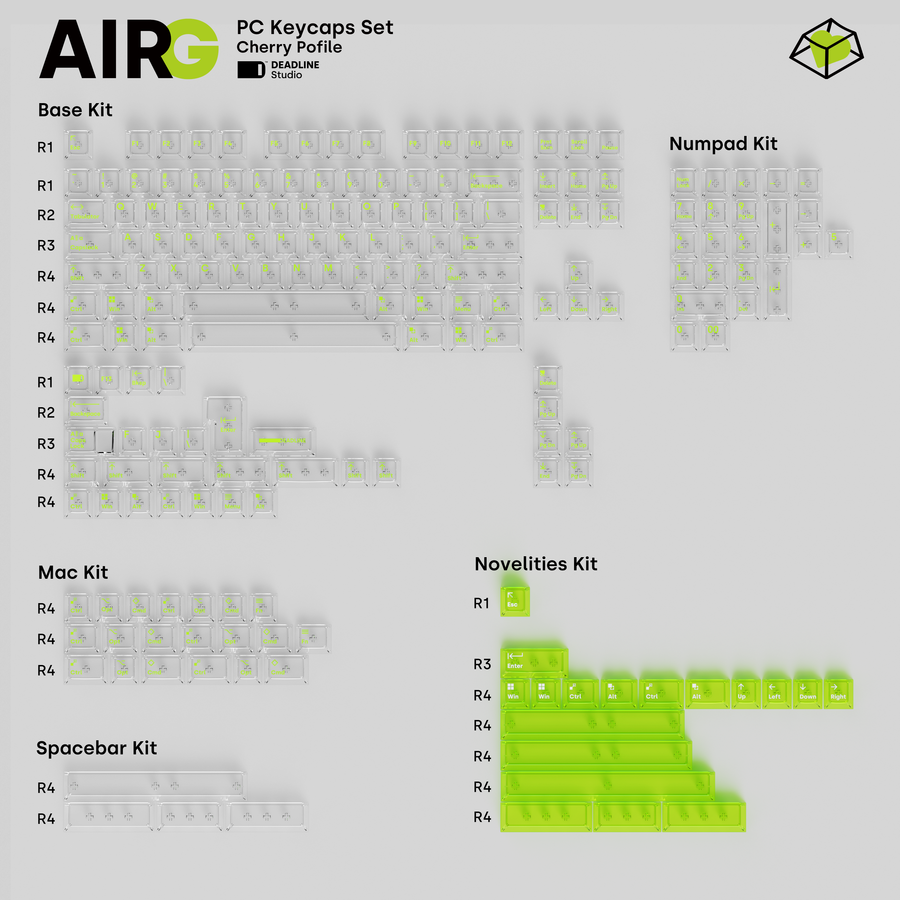 (In Stock) Deadline AirG Keycaps