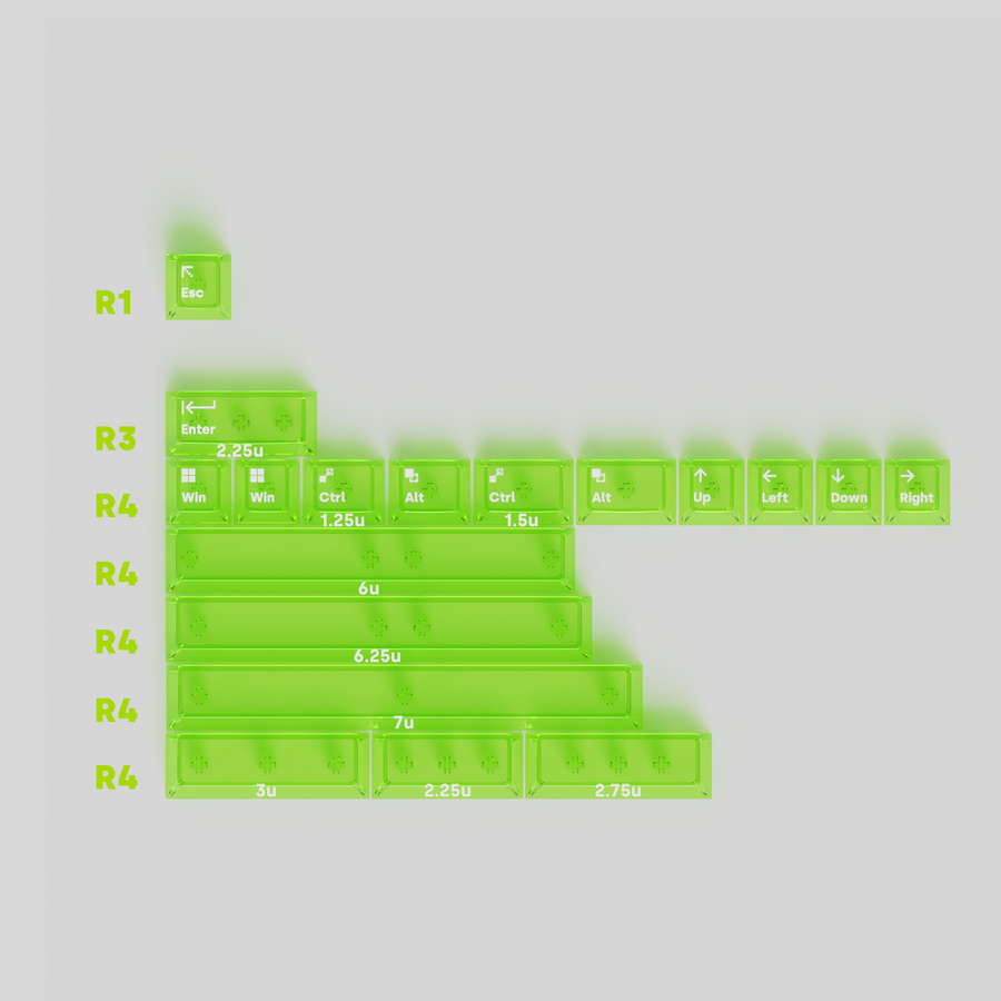 (In Stock) Deadline AirG Keycaps