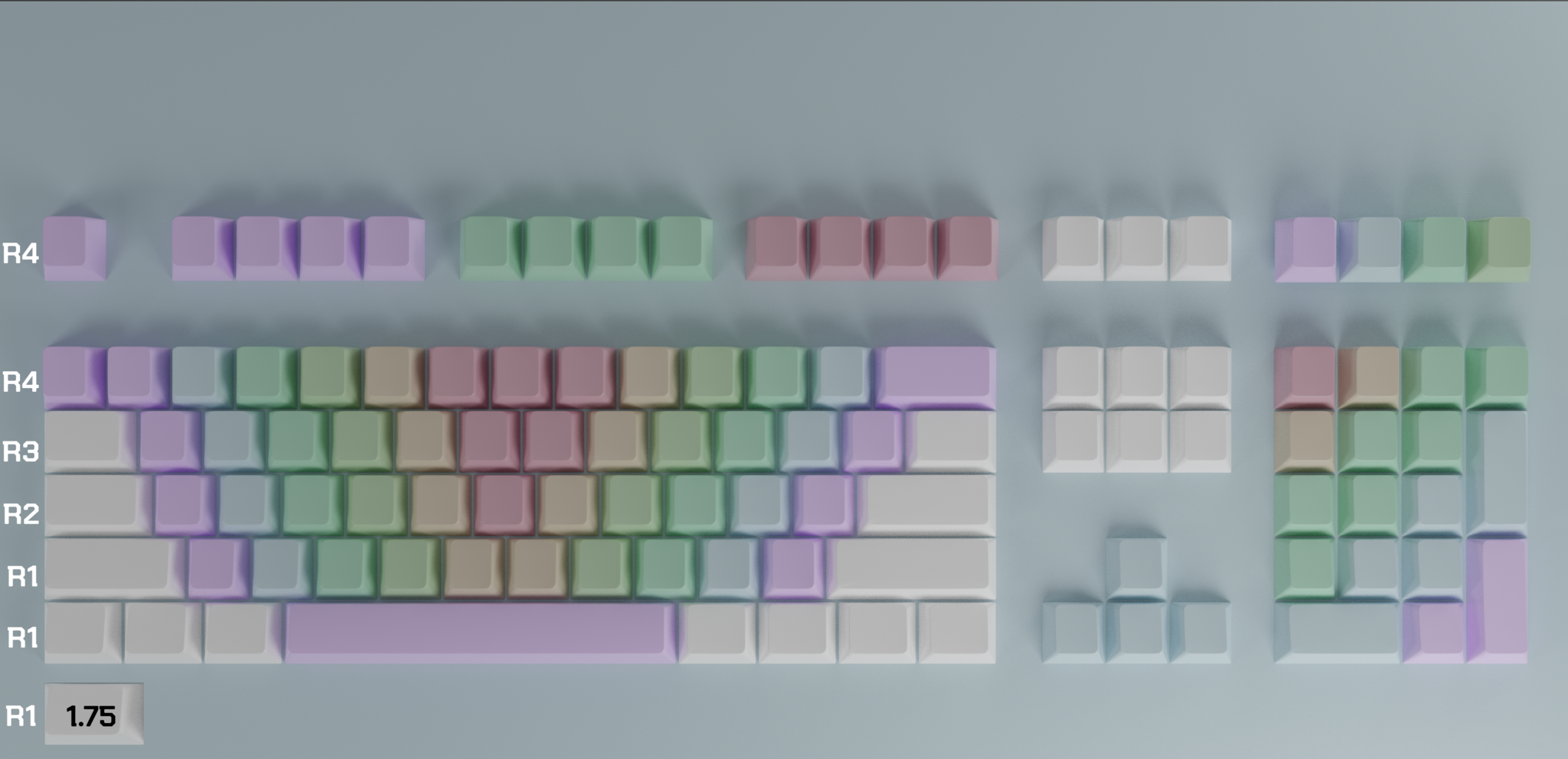 (Group Buy) POM Jelly Rainbow ANSI Full kit