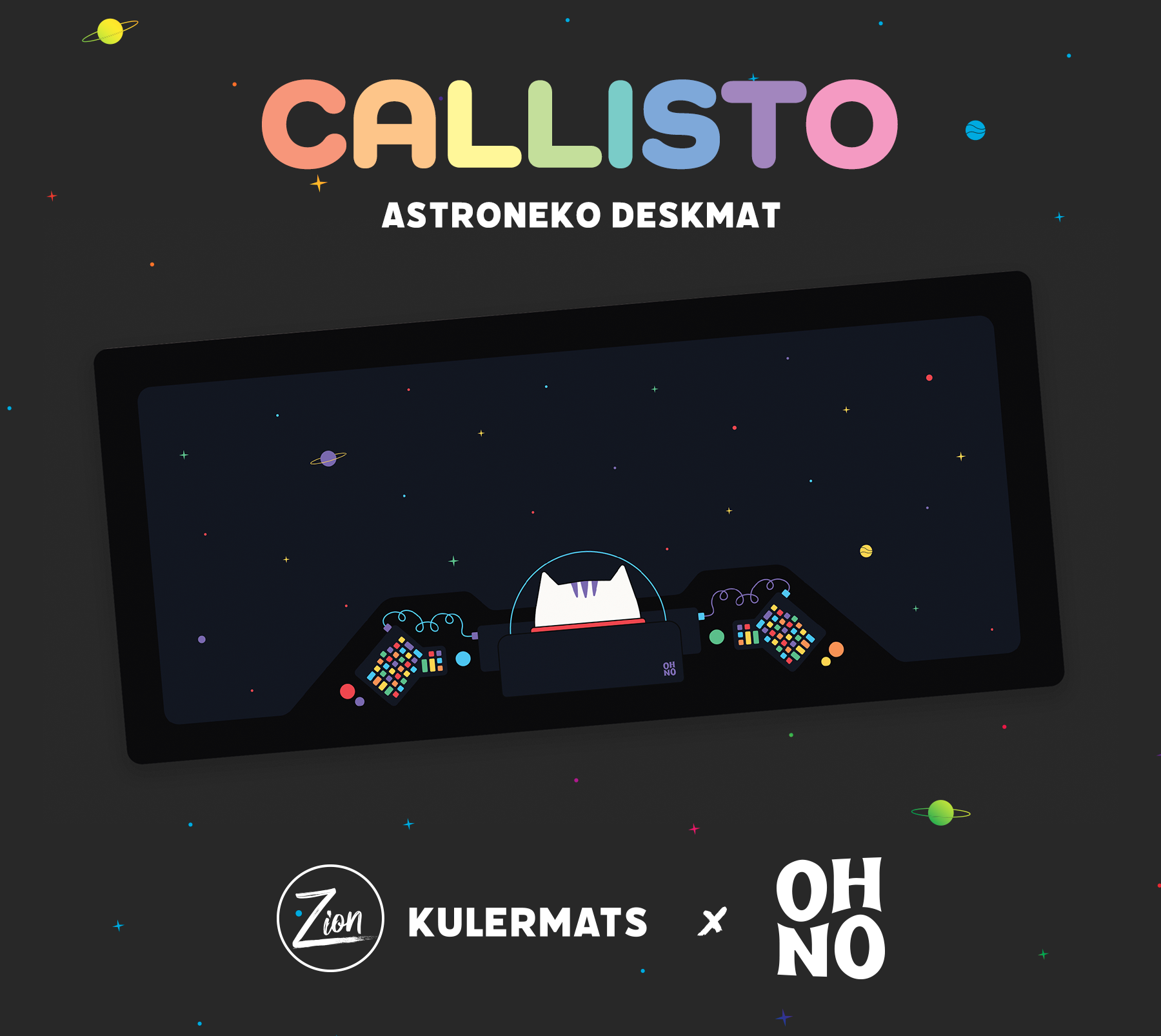 (Group Buy) Astroneko Deskmats