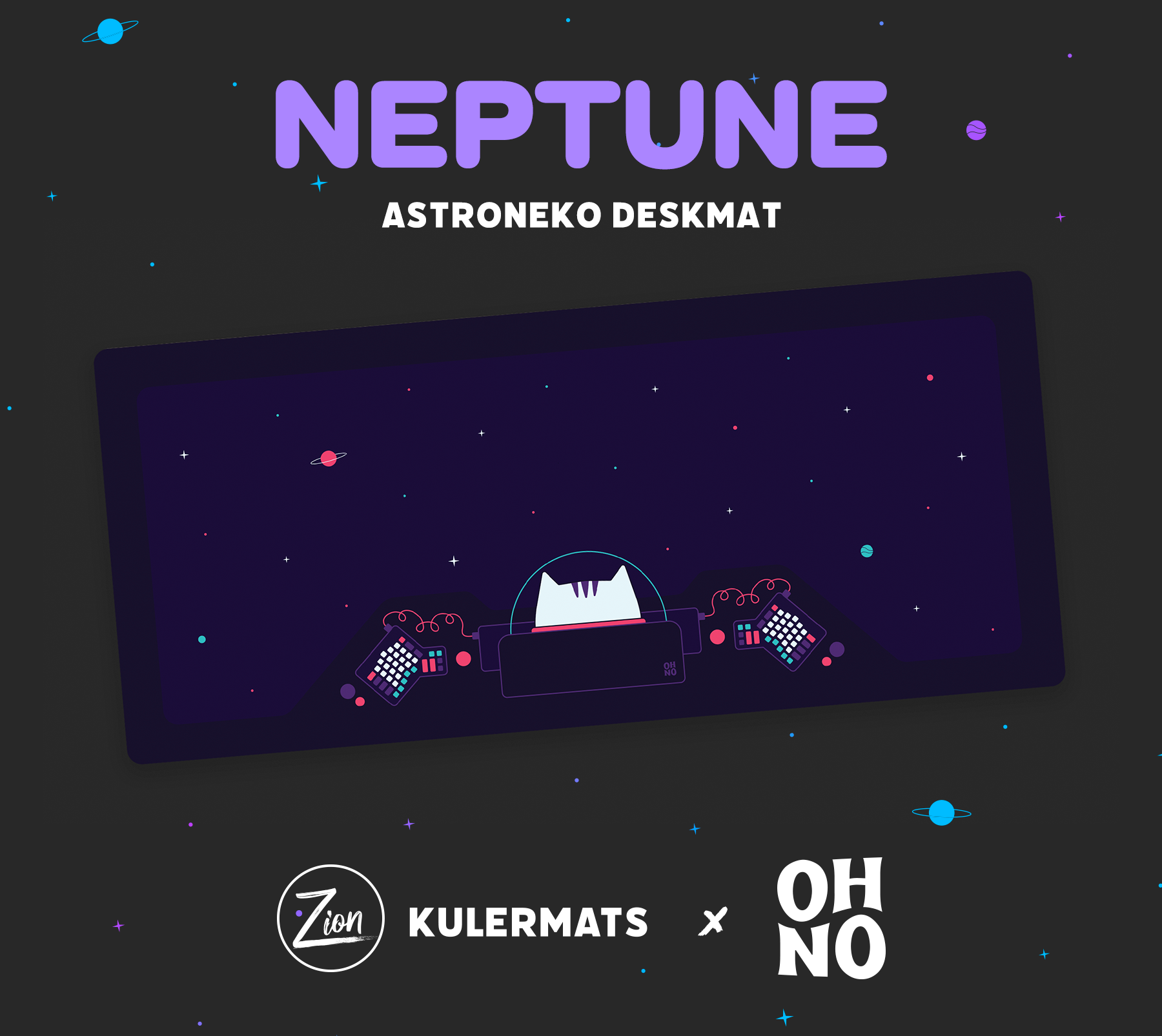 (Group Buy) Astroneko Deskmats