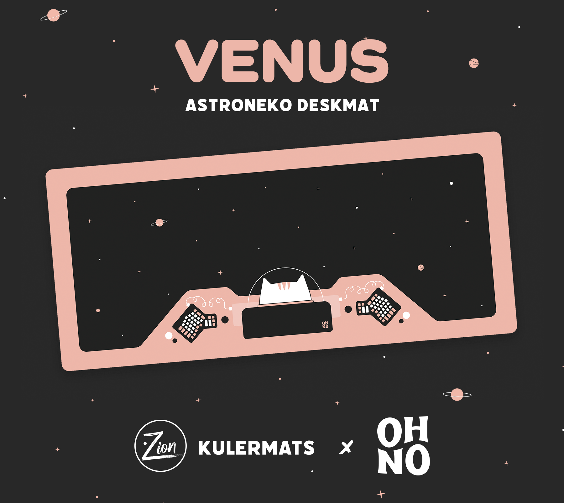 (Group Buy) Astroneko Deskmats