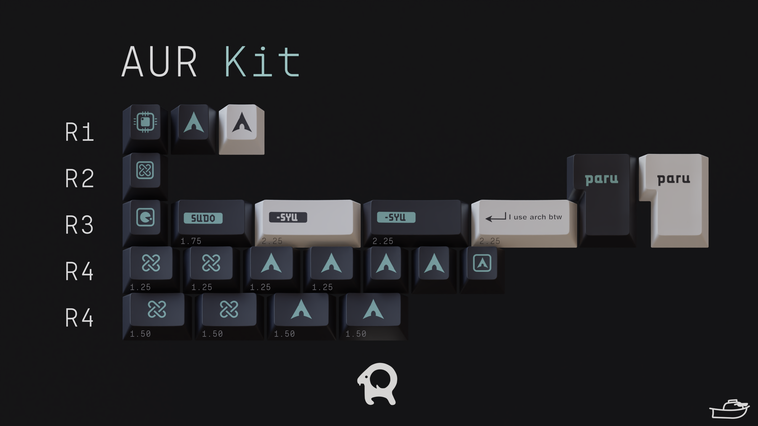 (In Stock) GMK Arch