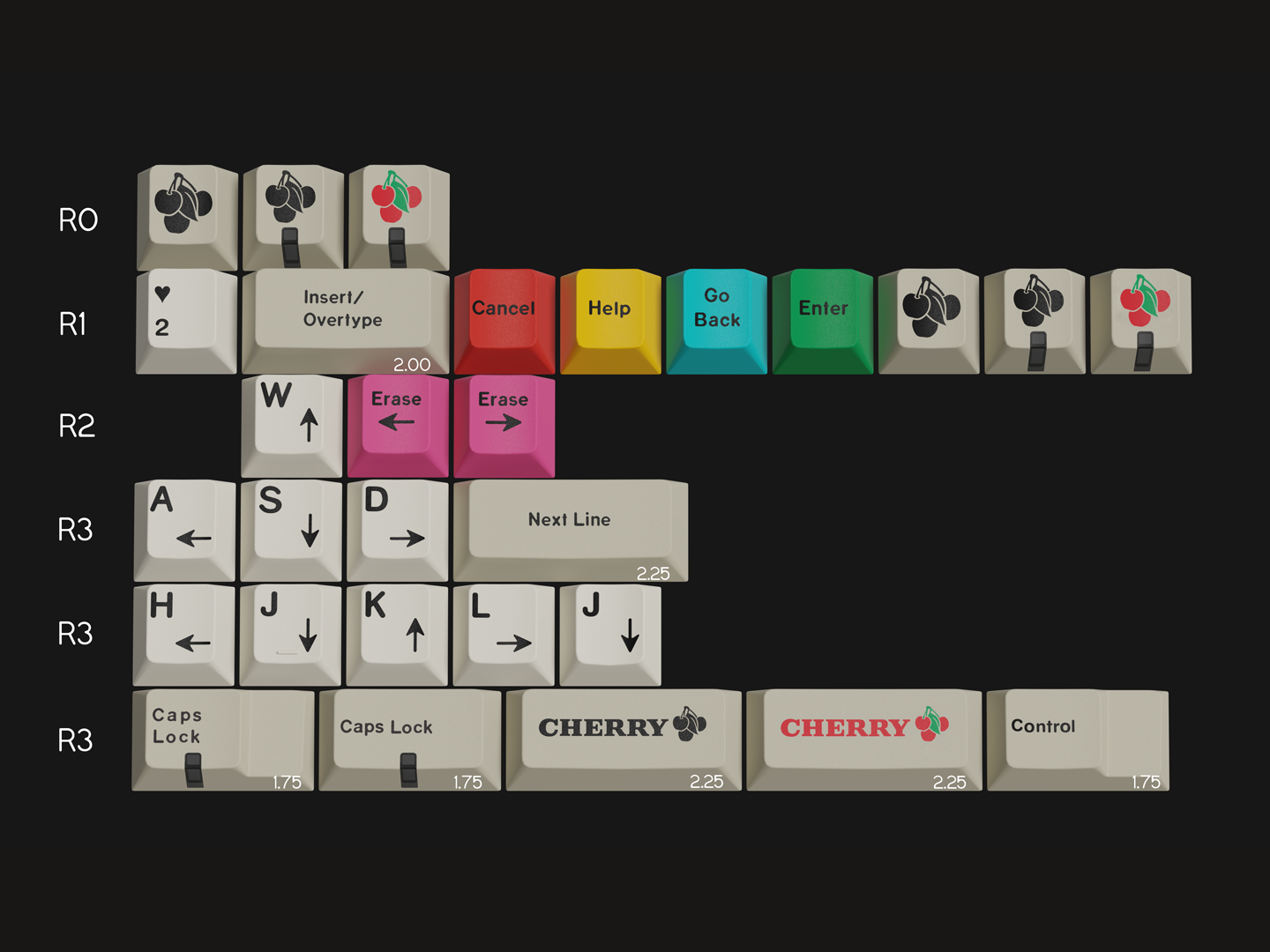 (Group Buy) GMK Beige Addon + Extension