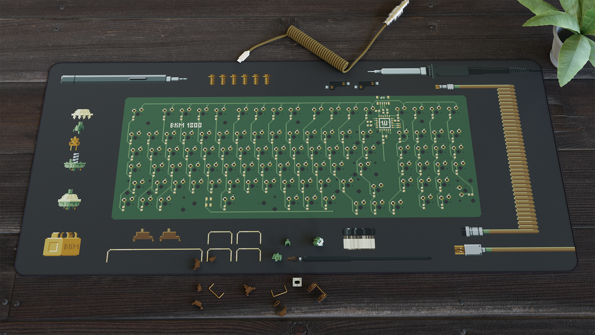 (In Stock) 32Bit Build Deskmats