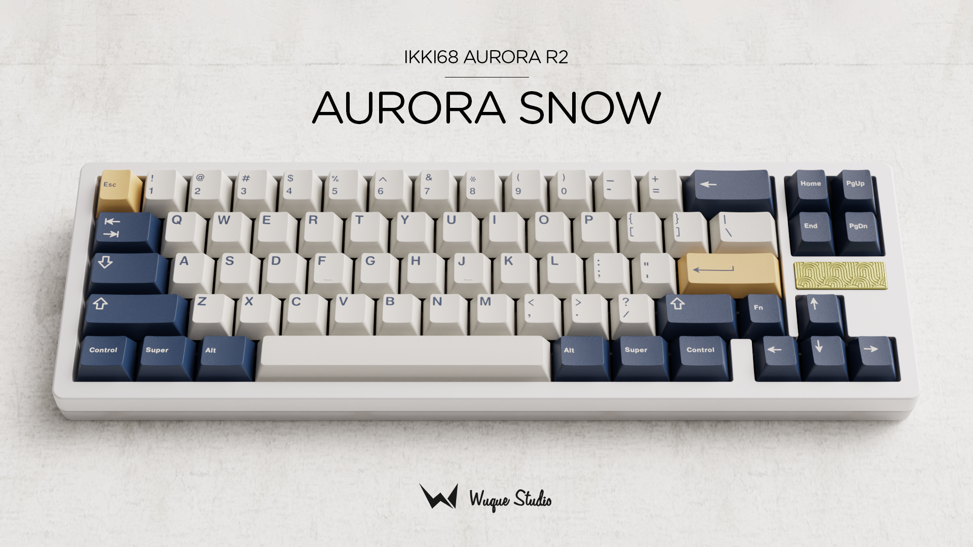 Akki　2 In Stock) IKKI68 Aurora R2 Keyboard