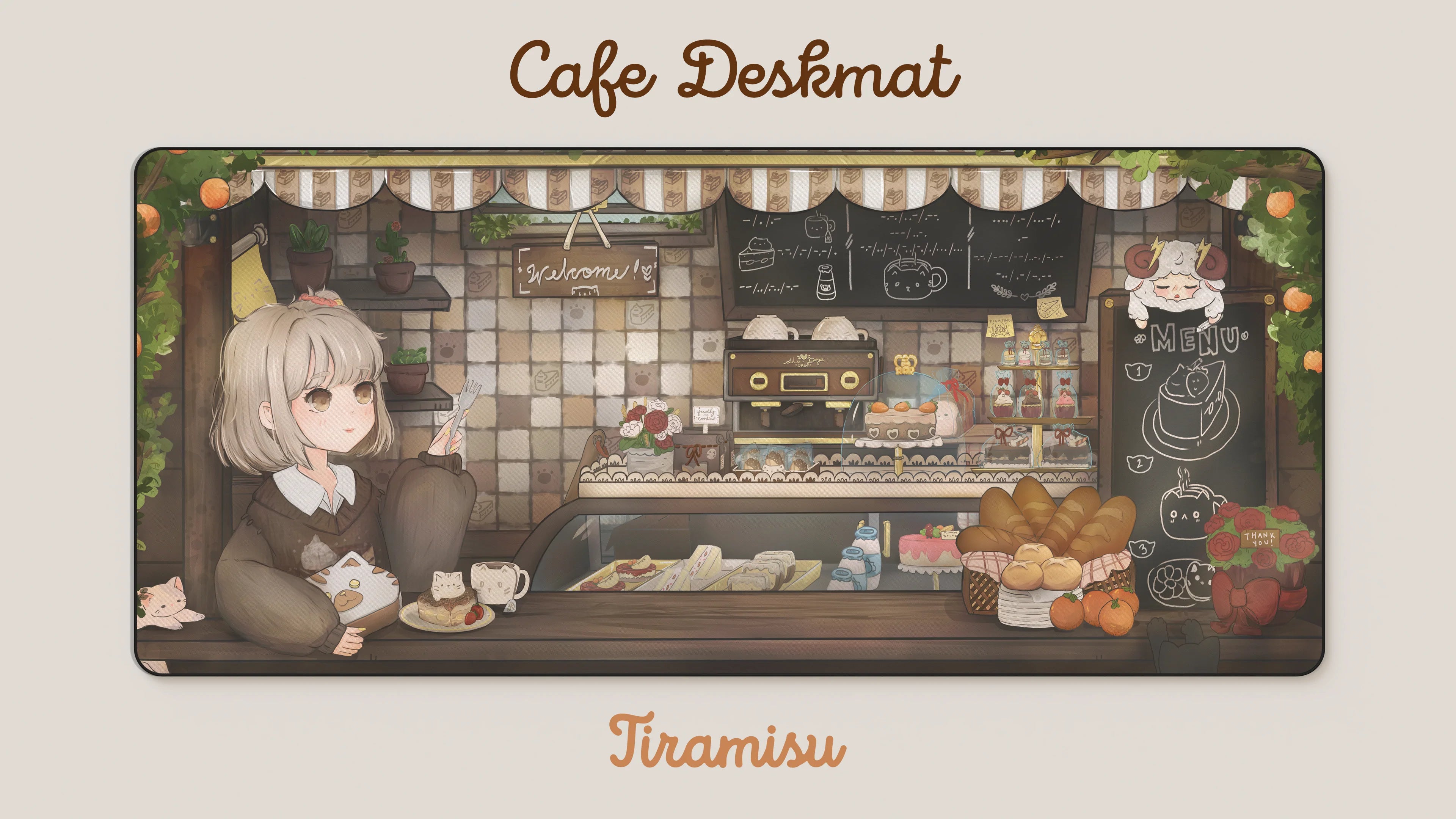 (In Stock) GMK Tiramisu Deskmats