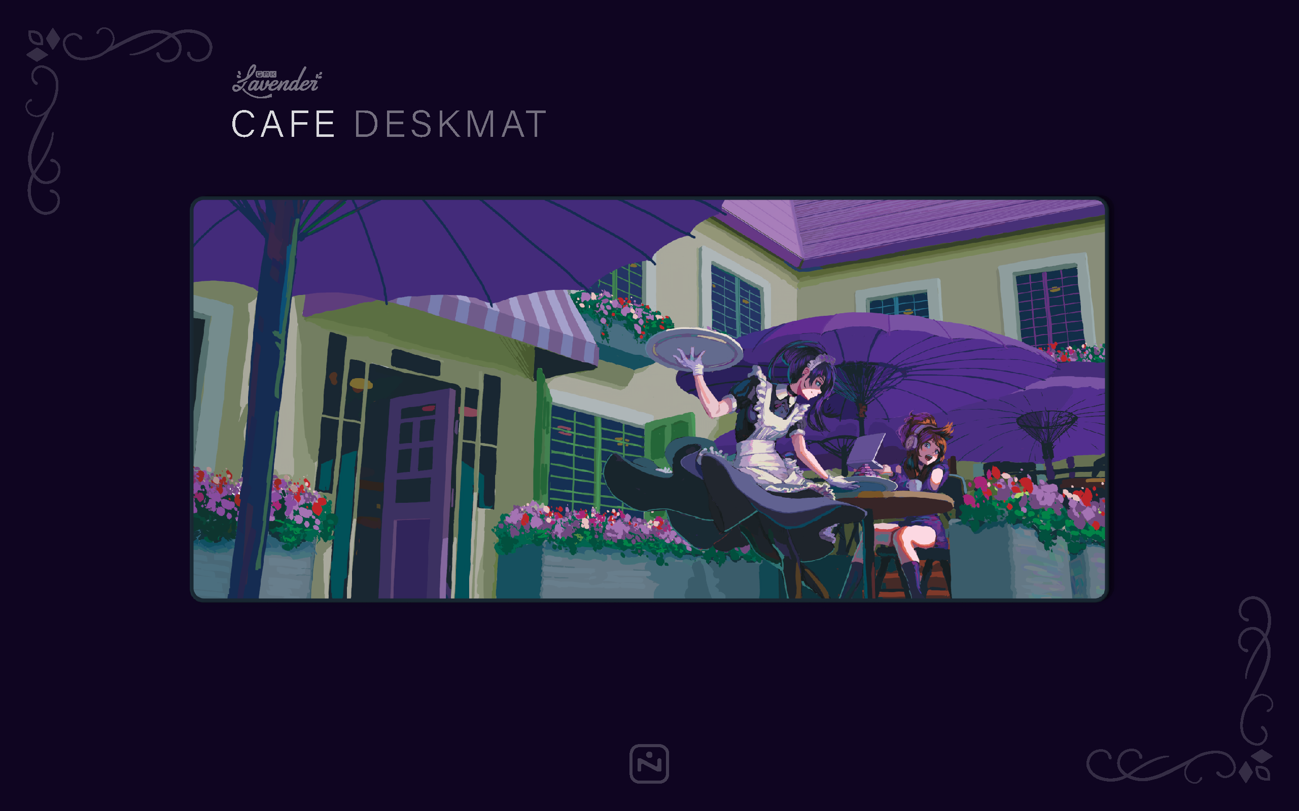 (In Stock) GMK Lavender Deskmats