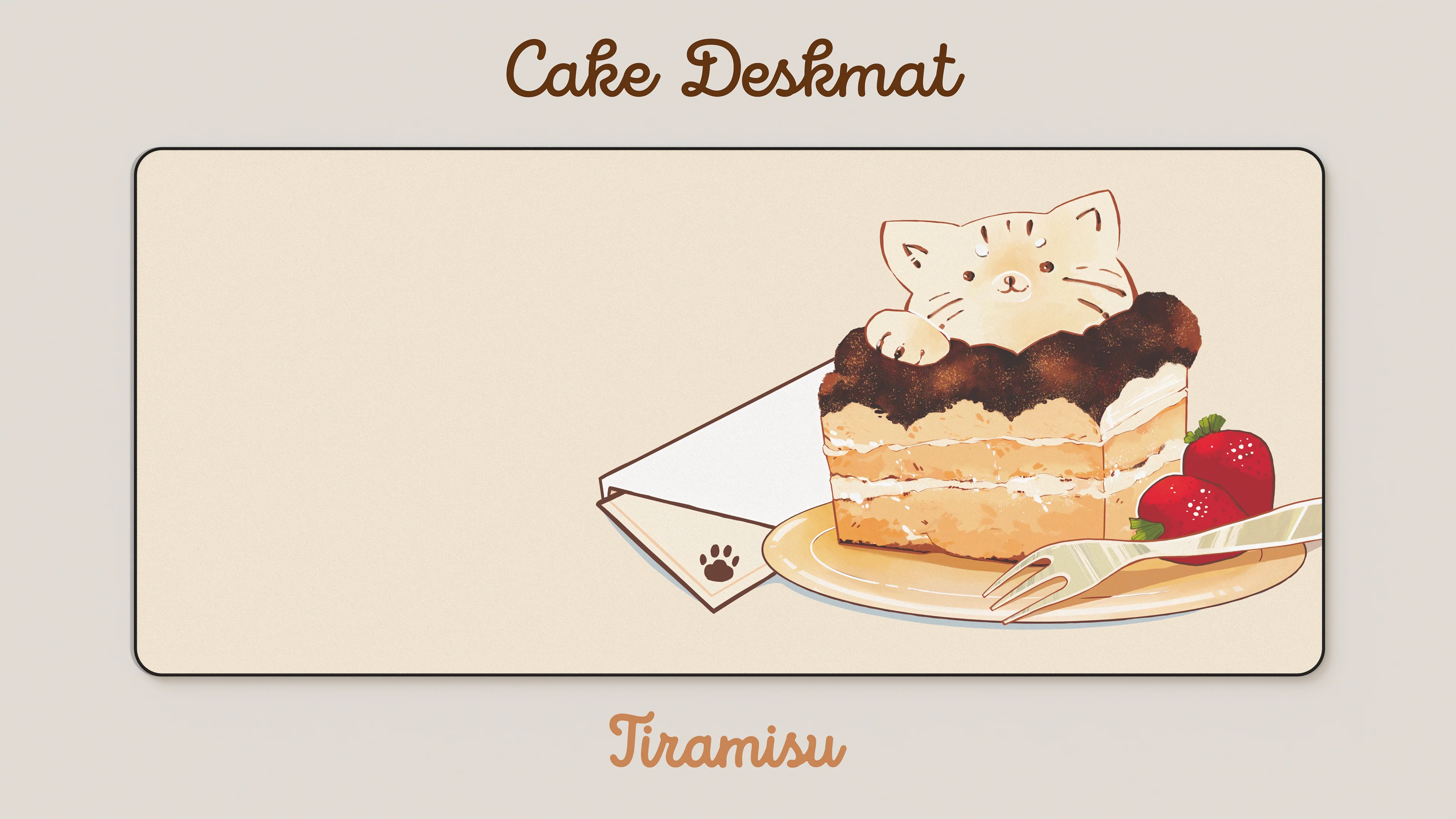 (In Stock) GMK Tiramisu Deskmats