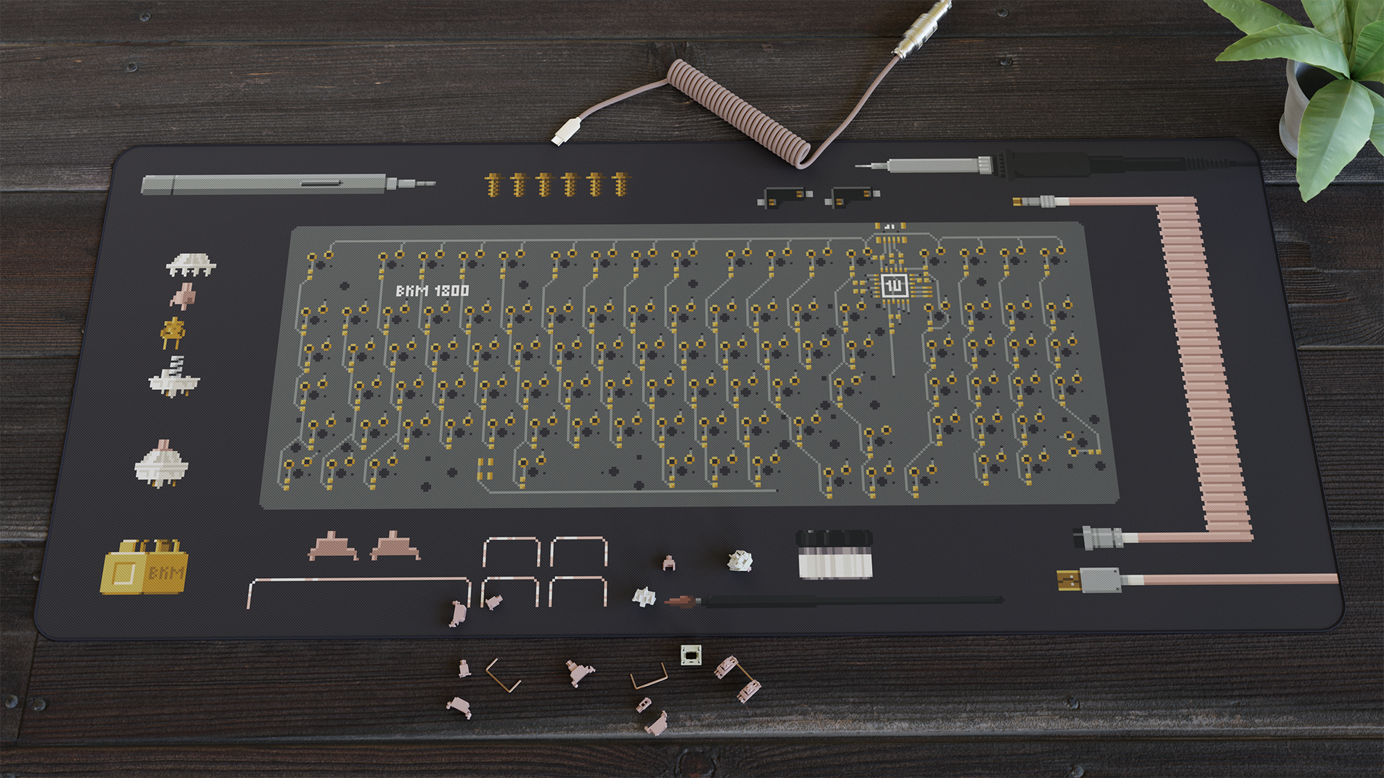 (In Stock) 32Bit Build Deskmats
