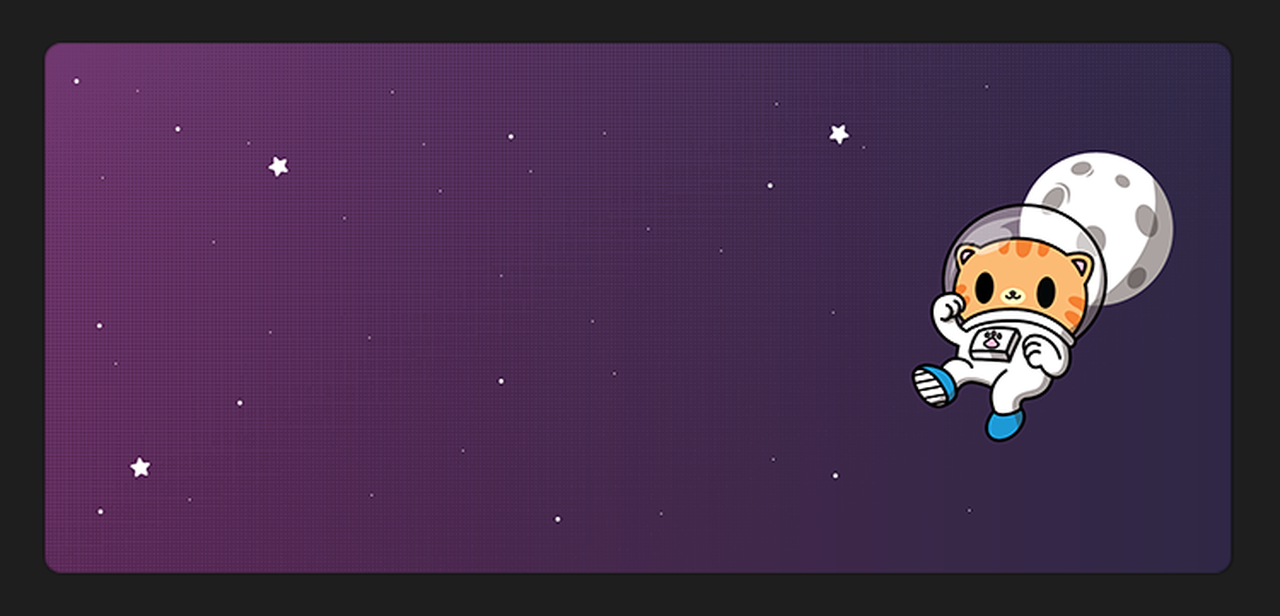 (Group Buy) CosmiCat Deskmat