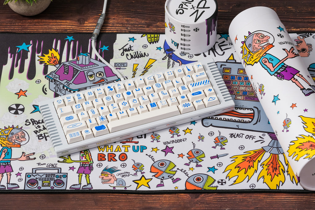 (In Stock) Ouchkick 2 x Space Deskmat