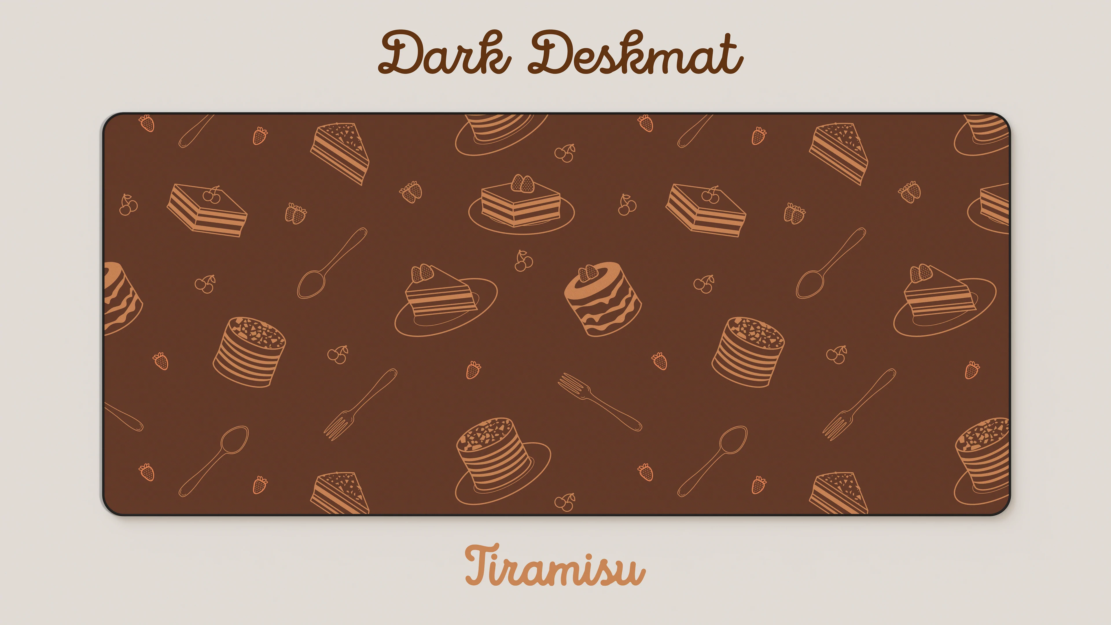 (In Stock) GMK Tiramisu Deskmats